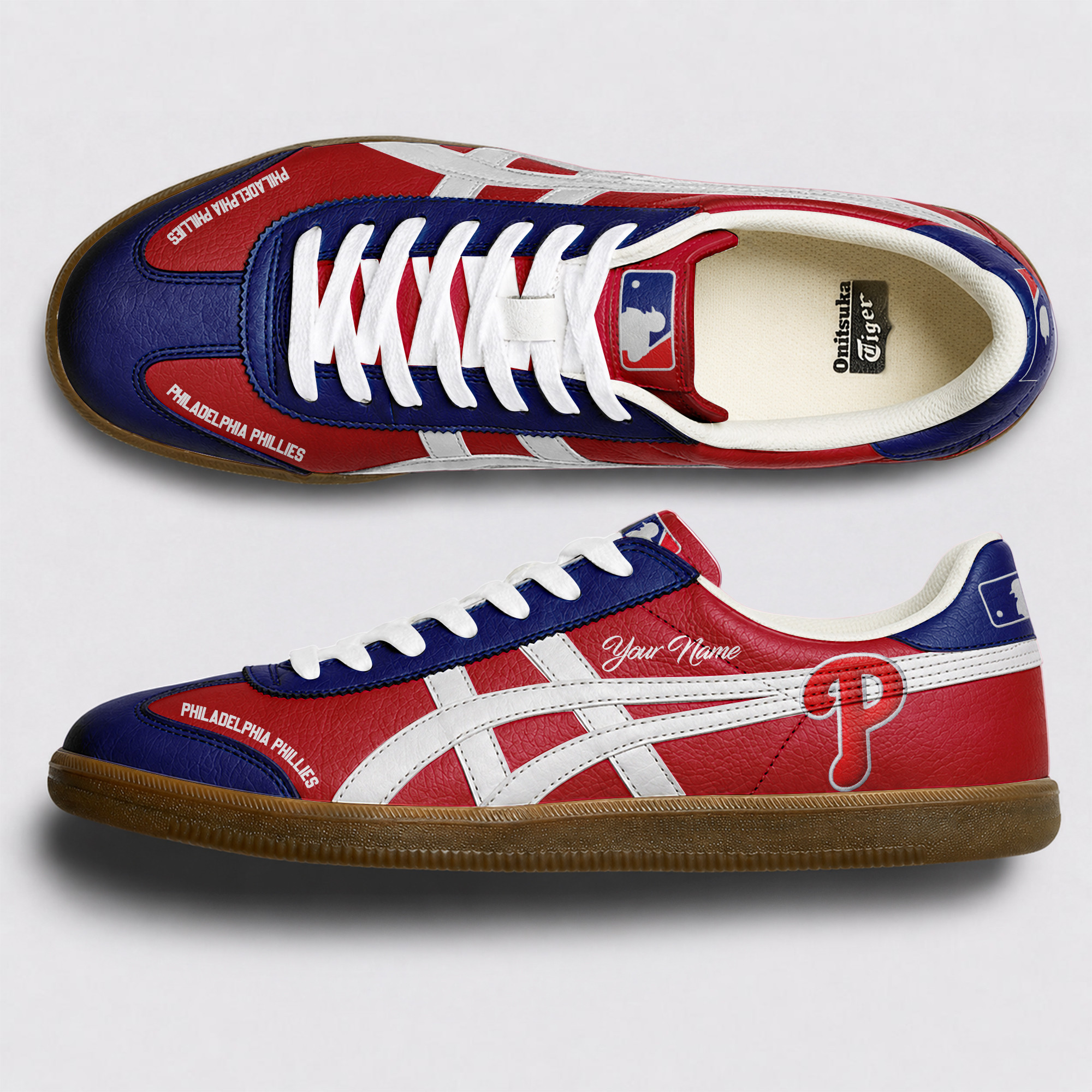 Philadelphia Phillies | Premium MLB Customized Baseball Tiger Shoes TD