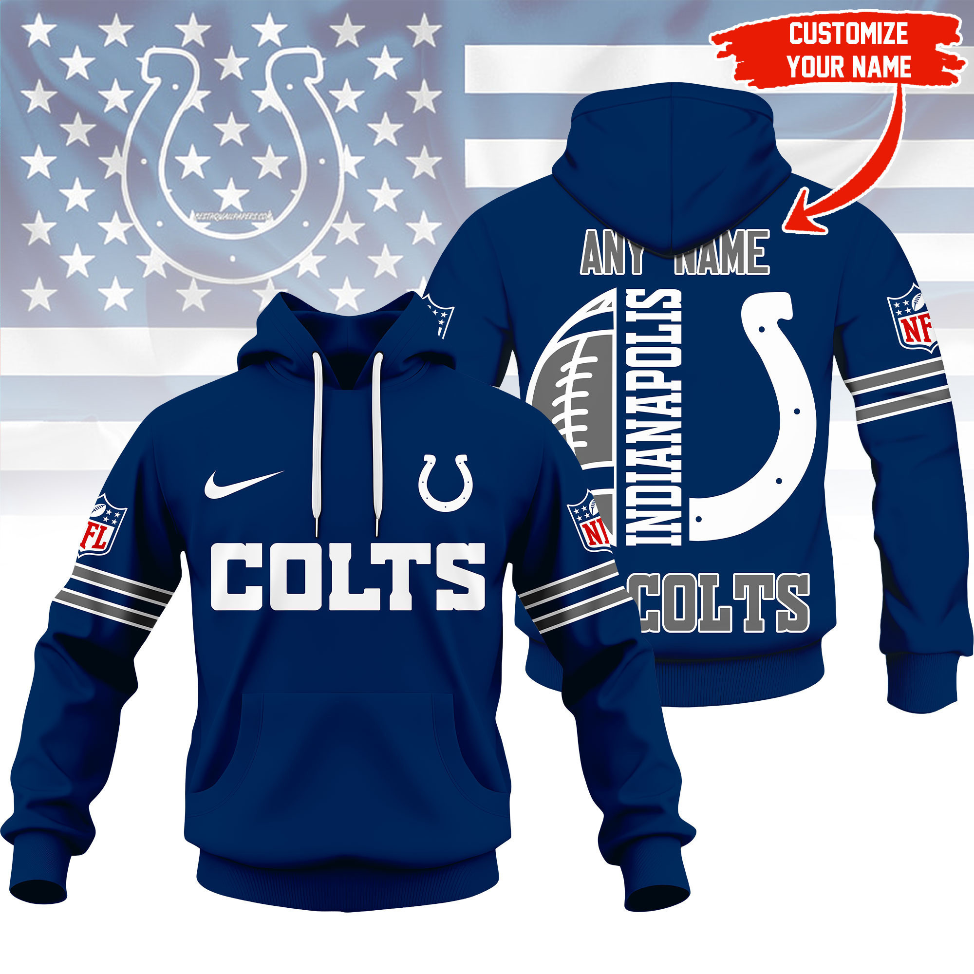 Indianapolis Colts | Premium NFL Fan Hoodie NY