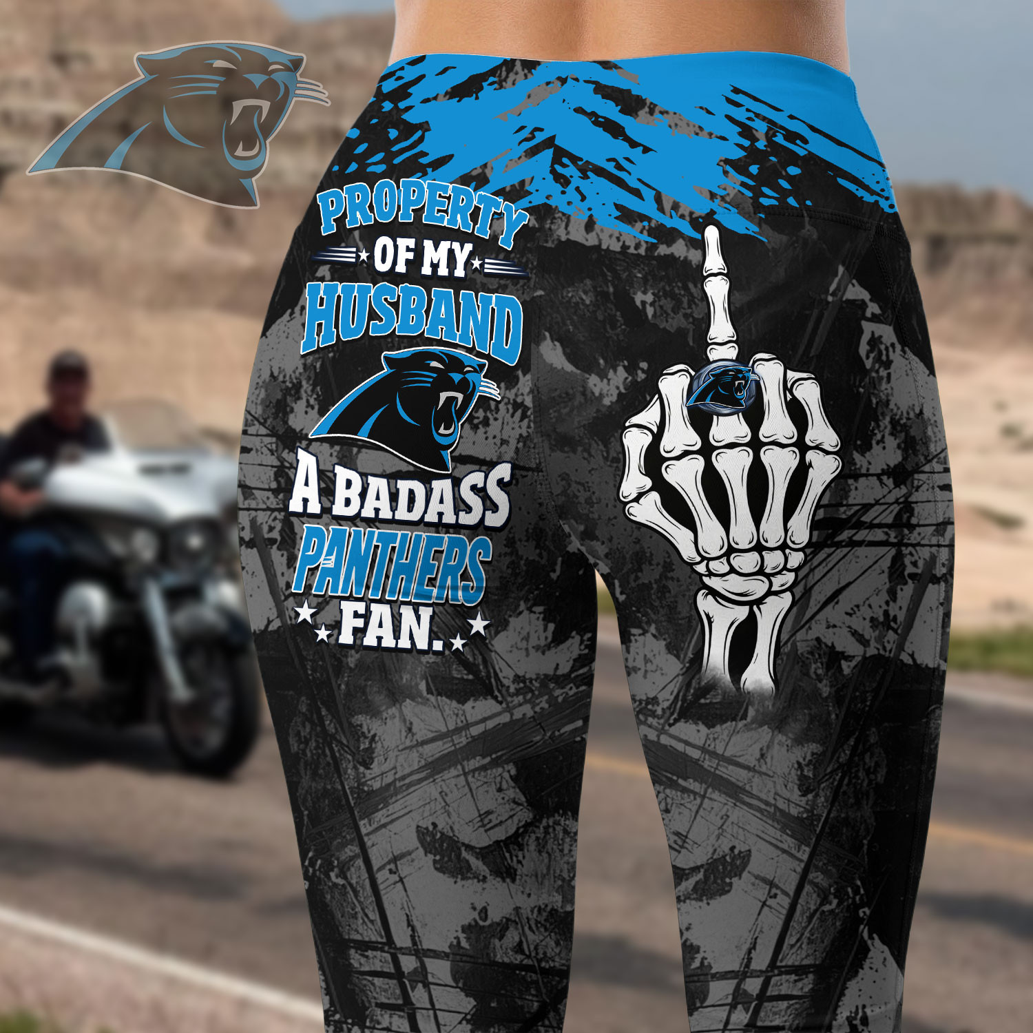 Carolina Panthers | Premium NFL Fan Wife Stretch Leggings HY