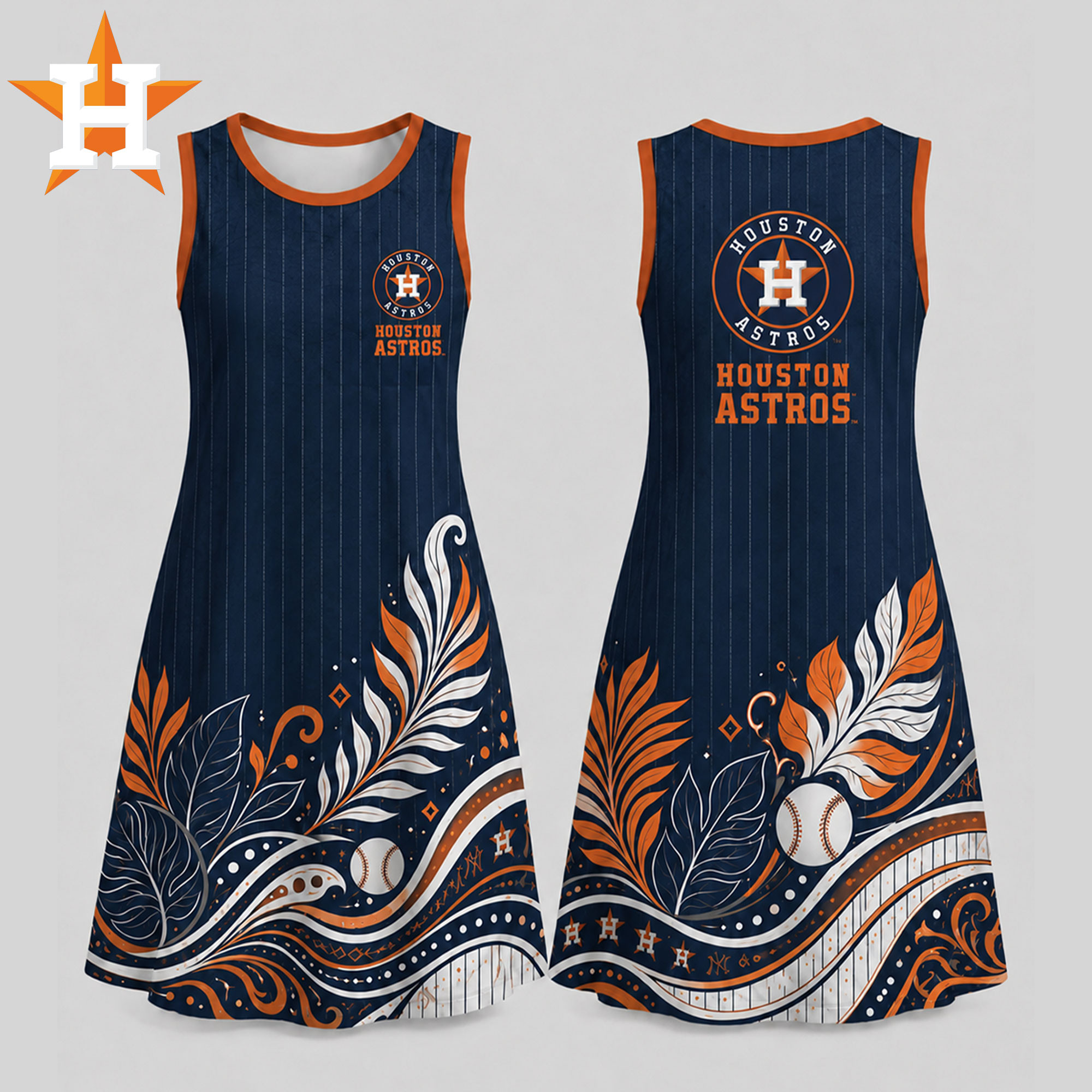 Houston Astros | Premium MLB Floral Dress TD