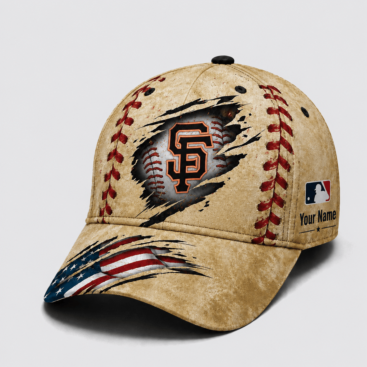 San Francisco Giants | Premium MLB Patriot Stitch Baseball Cap