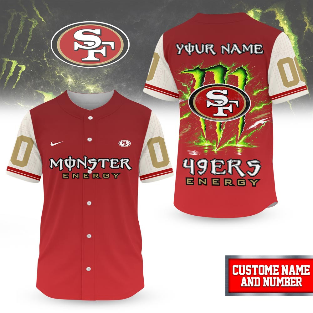 San Francisco 49ers | Premium NFL Monster Energy Jersey NP
