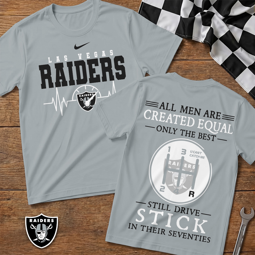 Las Vegas Raiders | Premium NFL Highspeed Heartbeat T-Shirt TD