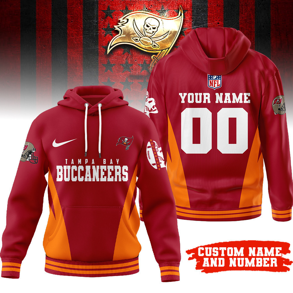 Tampa Bay Buccaneers | Premium NFL Personalized Fan Hoodie TD