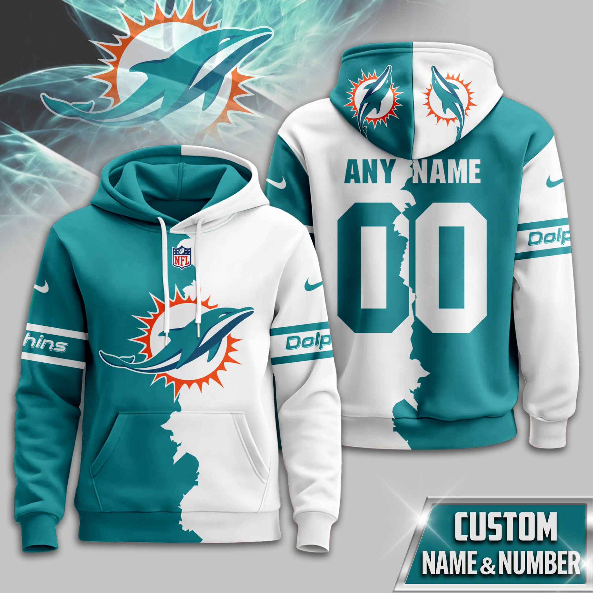 Miami Dolphins | Premium Victory Split Hoodie TD