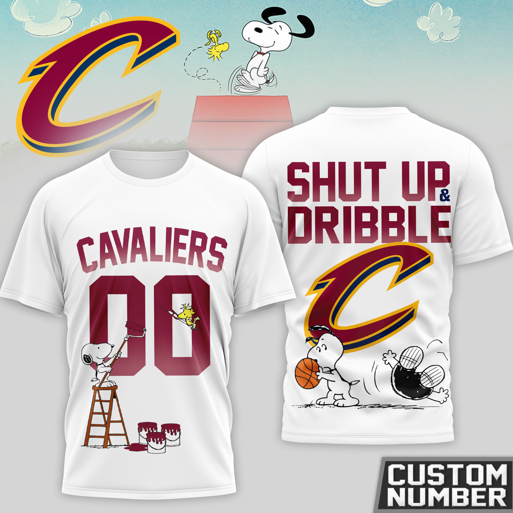 Cleveland Cavaliers | Premium NBA Snoopy 3D Shirt HY