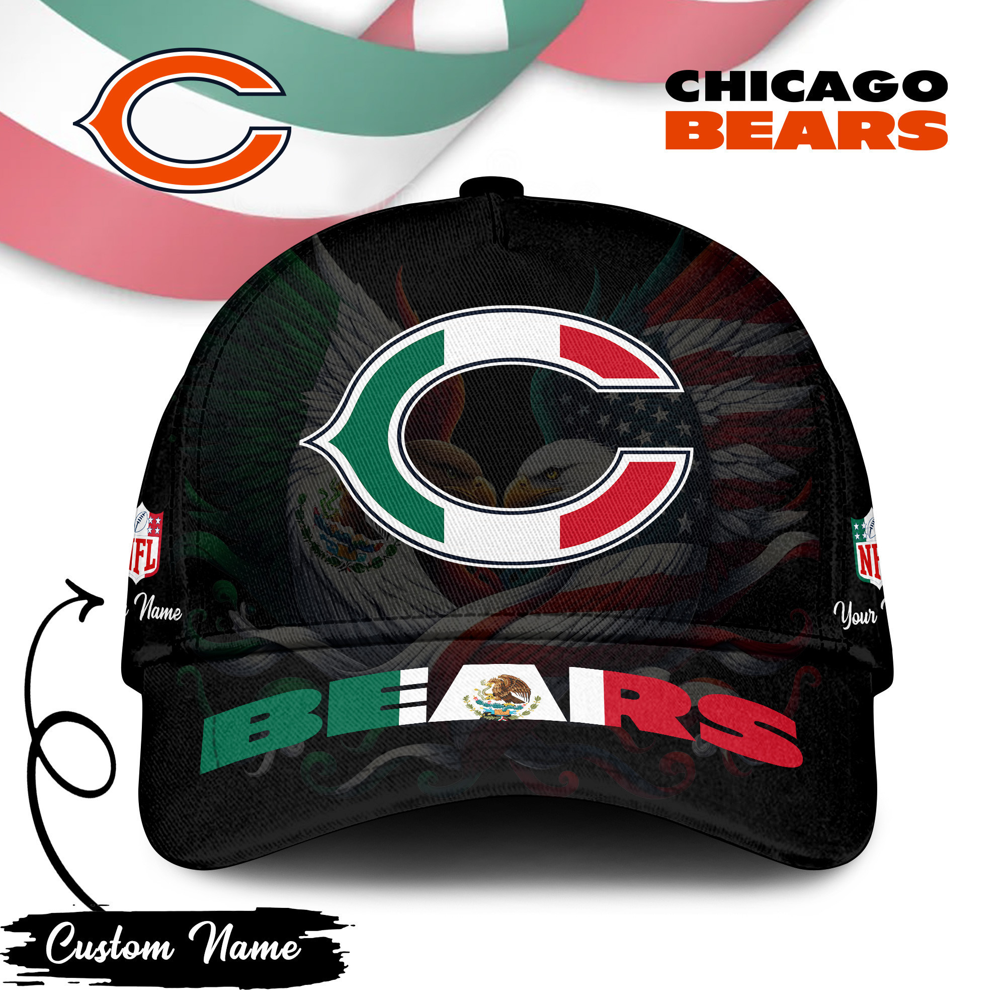 Chicago Bears | PREMIUM CLASSIC CAP NFL MEXICAN TD