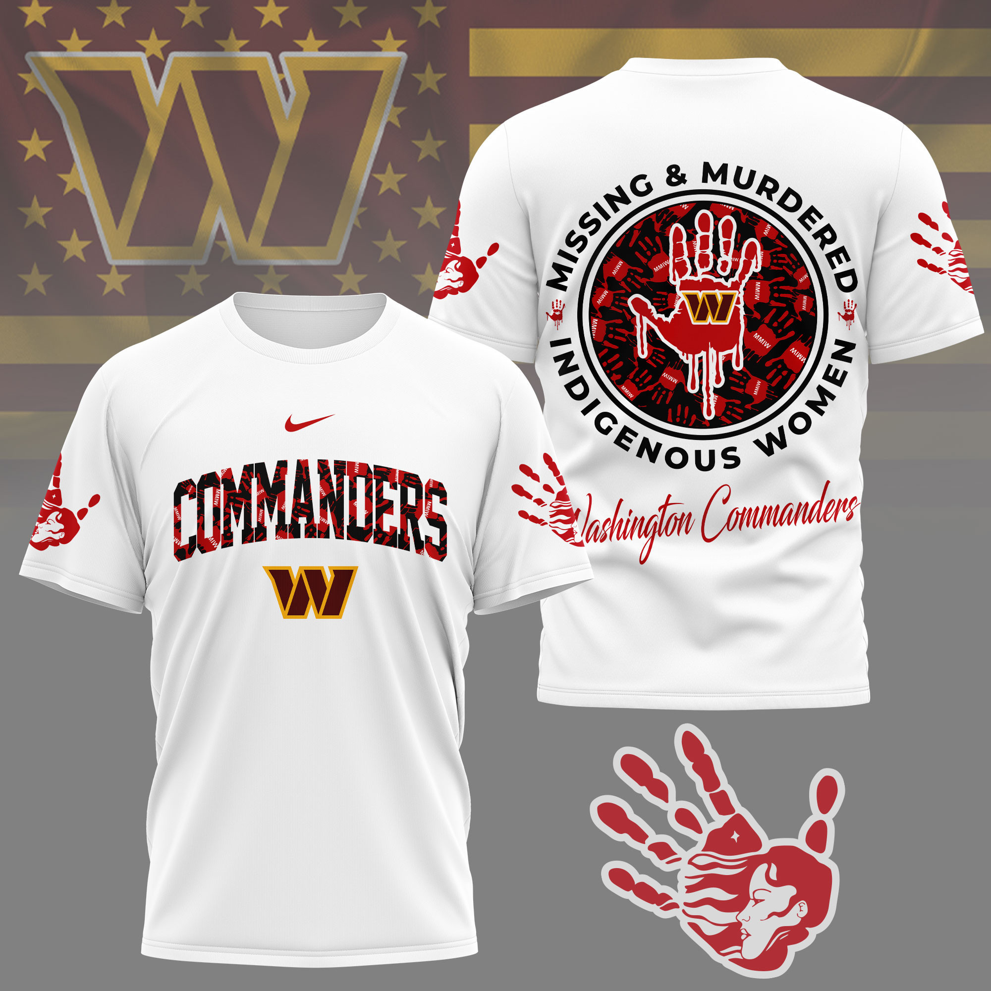 Washington Commanders | Premium NFL MMIW Awareness Shirt NY