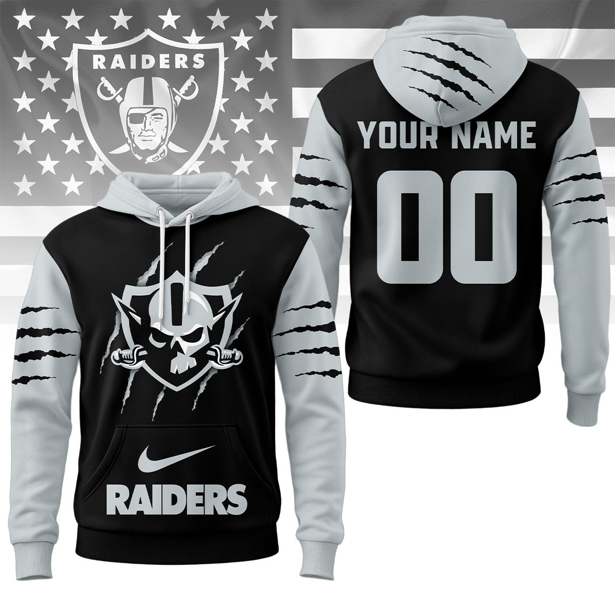 Las Vegas Raiders | Premium NFL Fan Pride Claw Hoodie NY