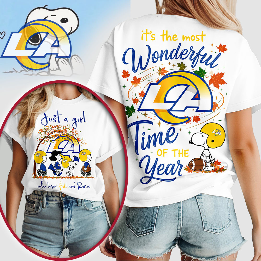 Los Angeles Rams | Premium NFL Fall Wonderful Time of the Year 3D Shirt NTH1