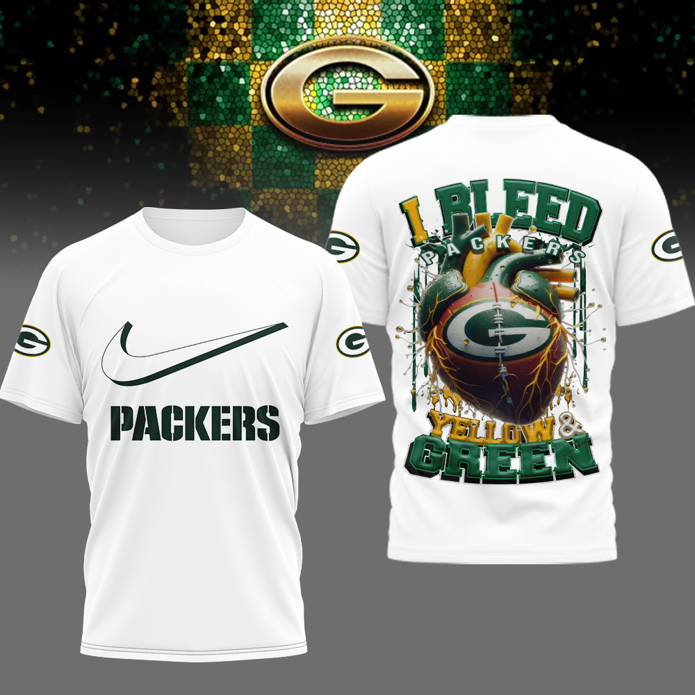 Green Bay Packers | Premium NFL I Bleed 3D Shirt HI