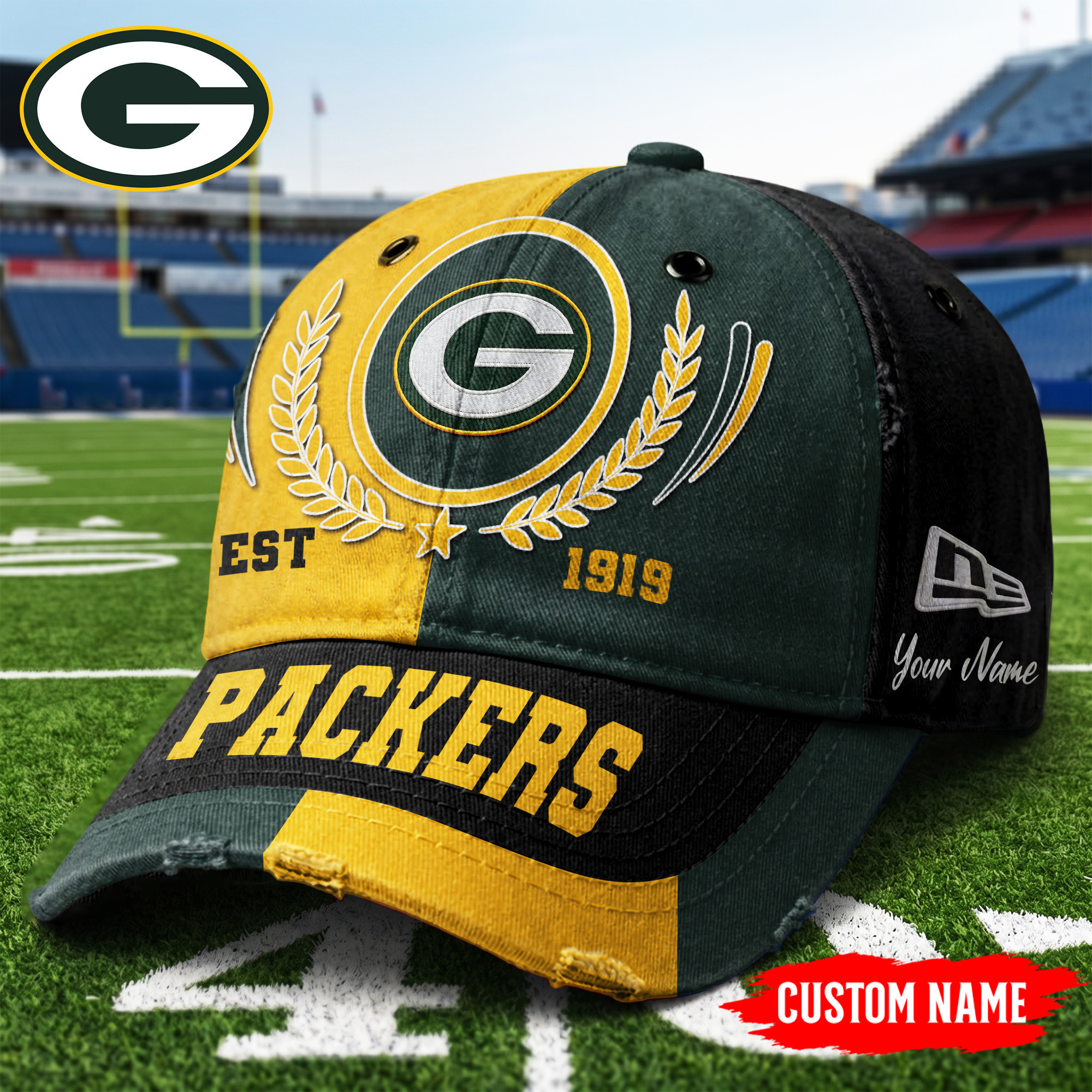 Green Bay Packers | Premium NFL Split Color New Era Cap TD