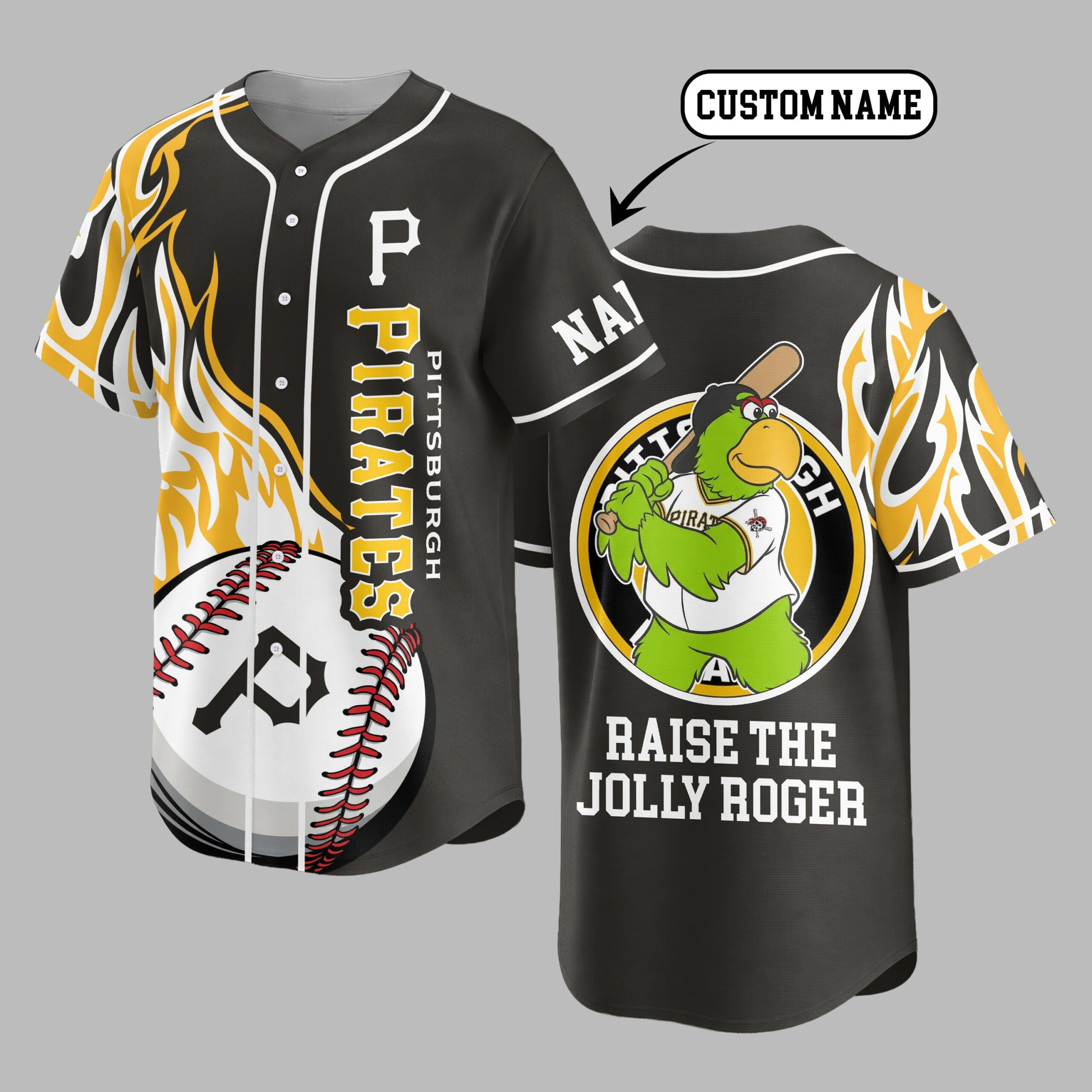 Pittsburgh Pirates | Premium MLB Flame Spirit Baseball Jersey