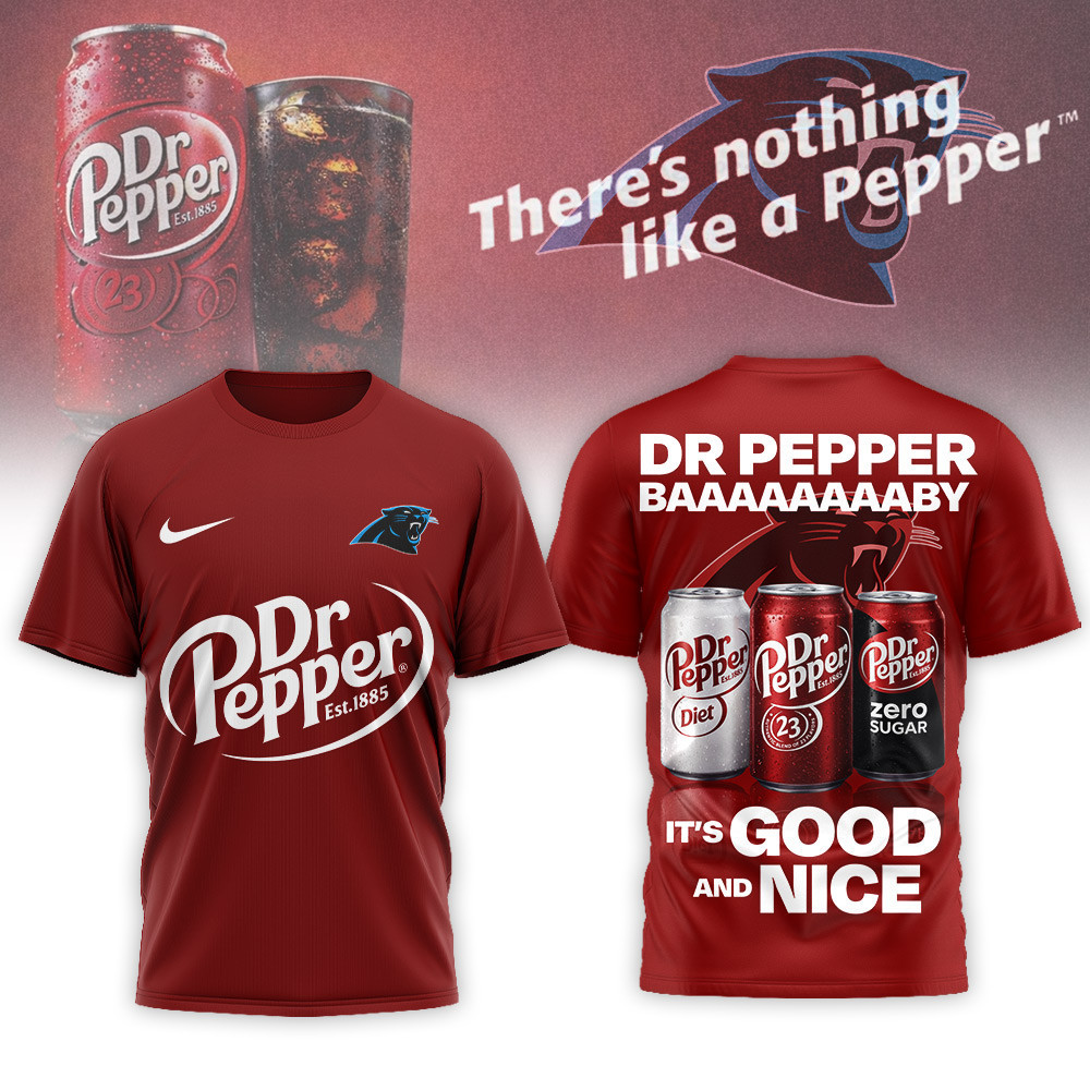 Carolina Panthers | Premium NFL Dr Pepper 3D Shirt NP