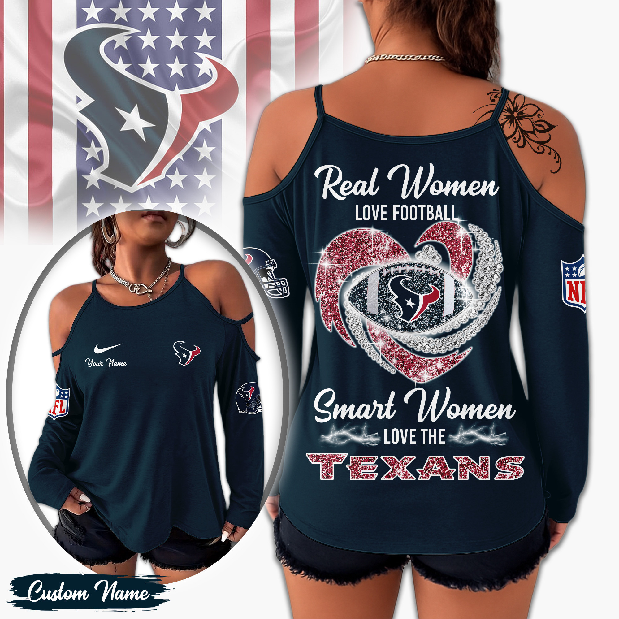 Houston Texans | Premium NFL Lady Tshirt TD