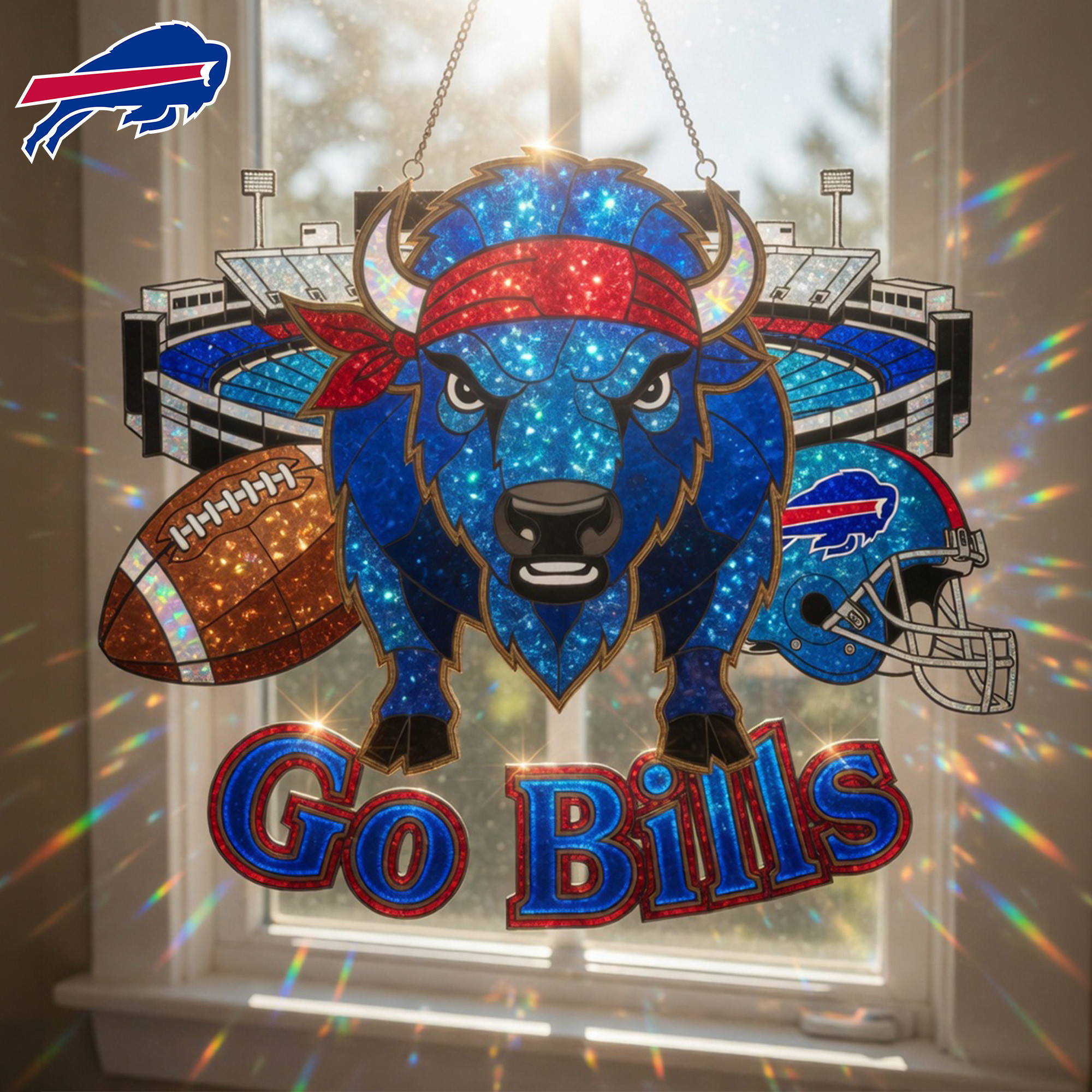 Buffalo Bills | Premium NFL Game Day Suncatcher NY