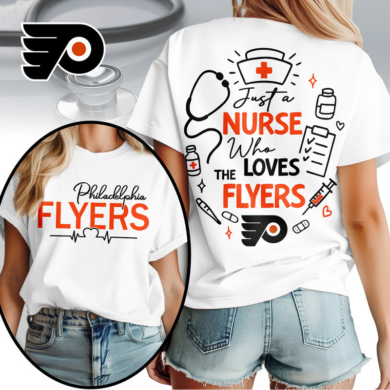 Philadelphia Flyers | Premium NHL Fan Nurse 3D Shirt HY
