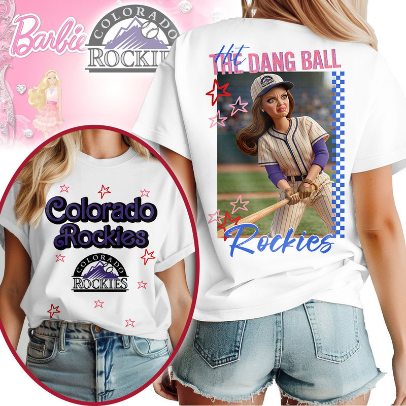 Colorado Rockies | Premium MLB Barbie 3D Shirt HY