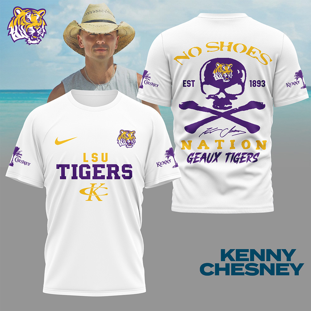 LSU Tigers | Premium NCAA Kenny Chesney Fan 3D Shirt NY