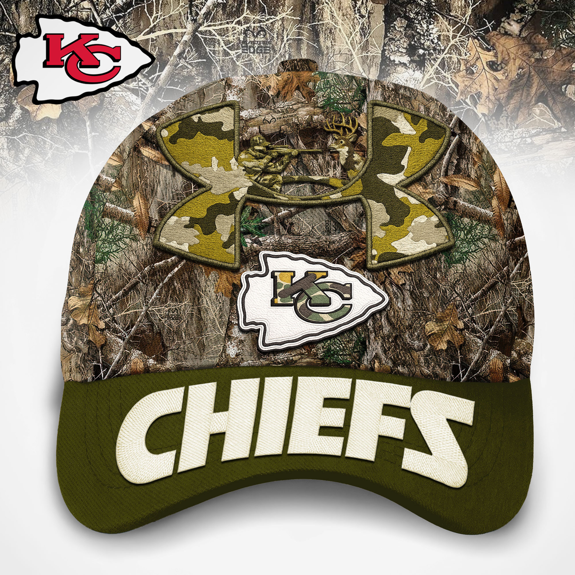Kansas City Chiefs | Premium NFL Hunting Under Armour Classic Cap TD