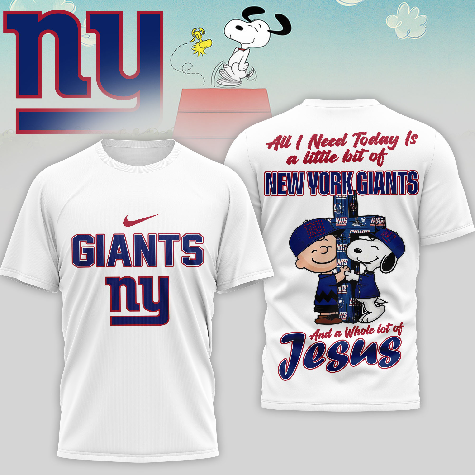 New York Giants | Premium NFL League Blessing 3D Shirt NTH1