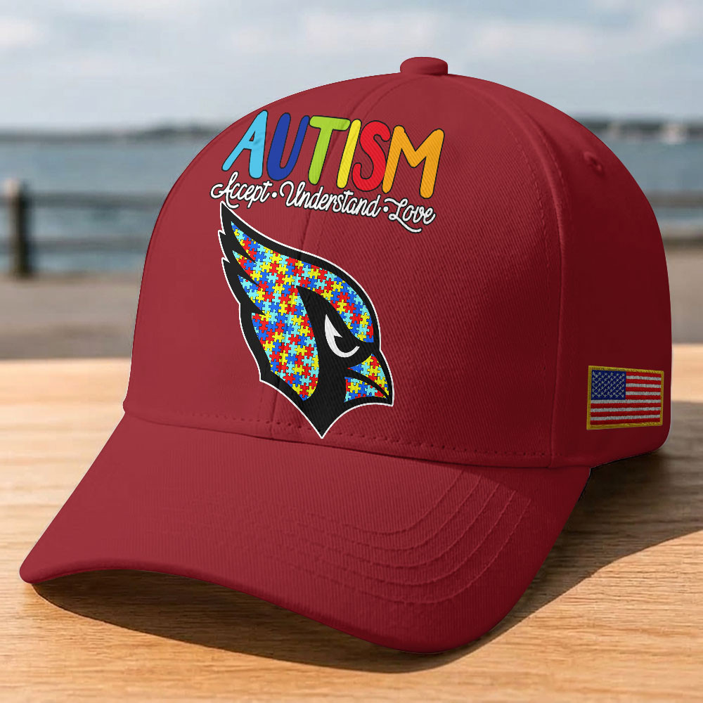 Arizona Cardinals | Premium Classic NFL Autism Awareness Puzzle Cap