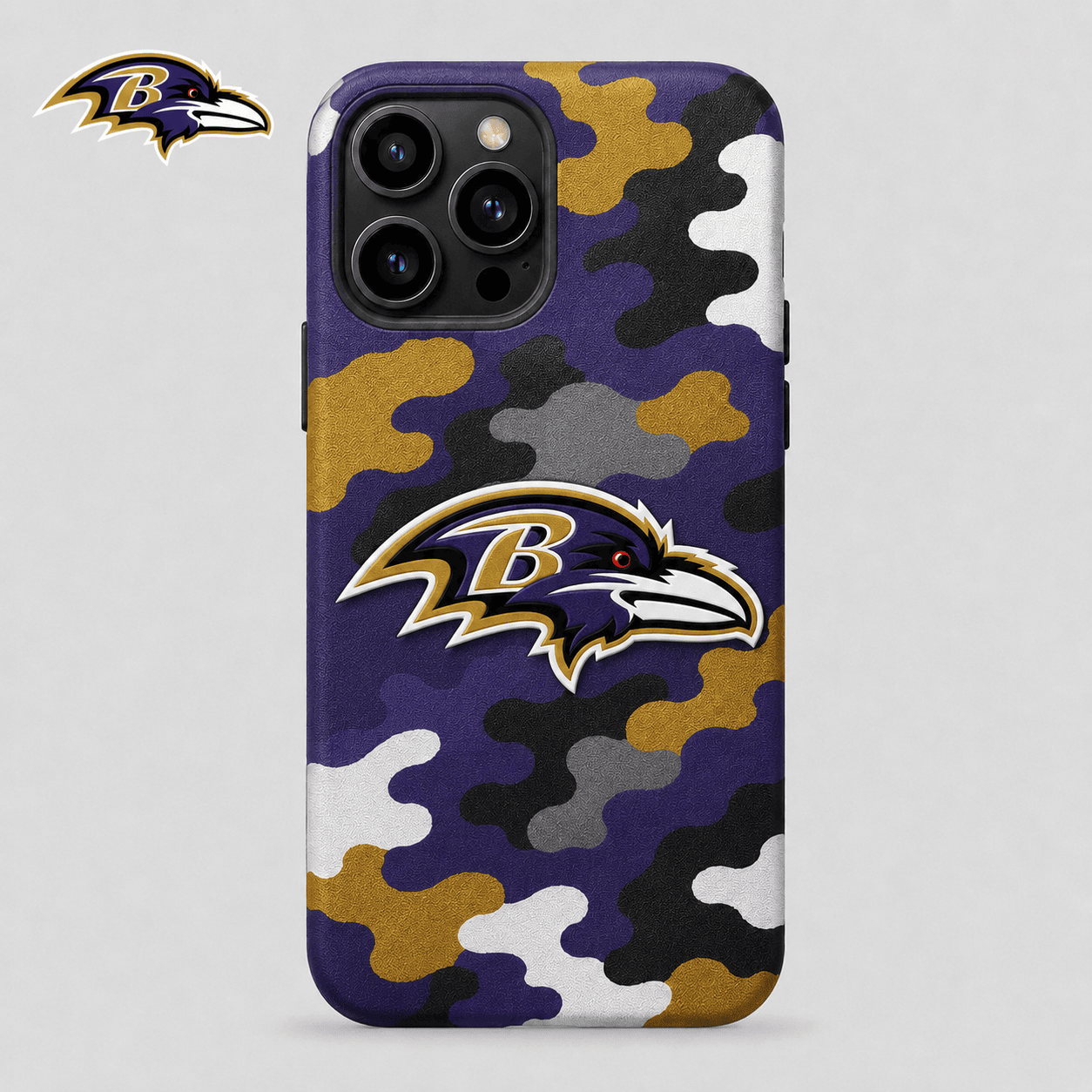 Baltimore Ravens| Premium NFL Camo Game Day Phone Case NY