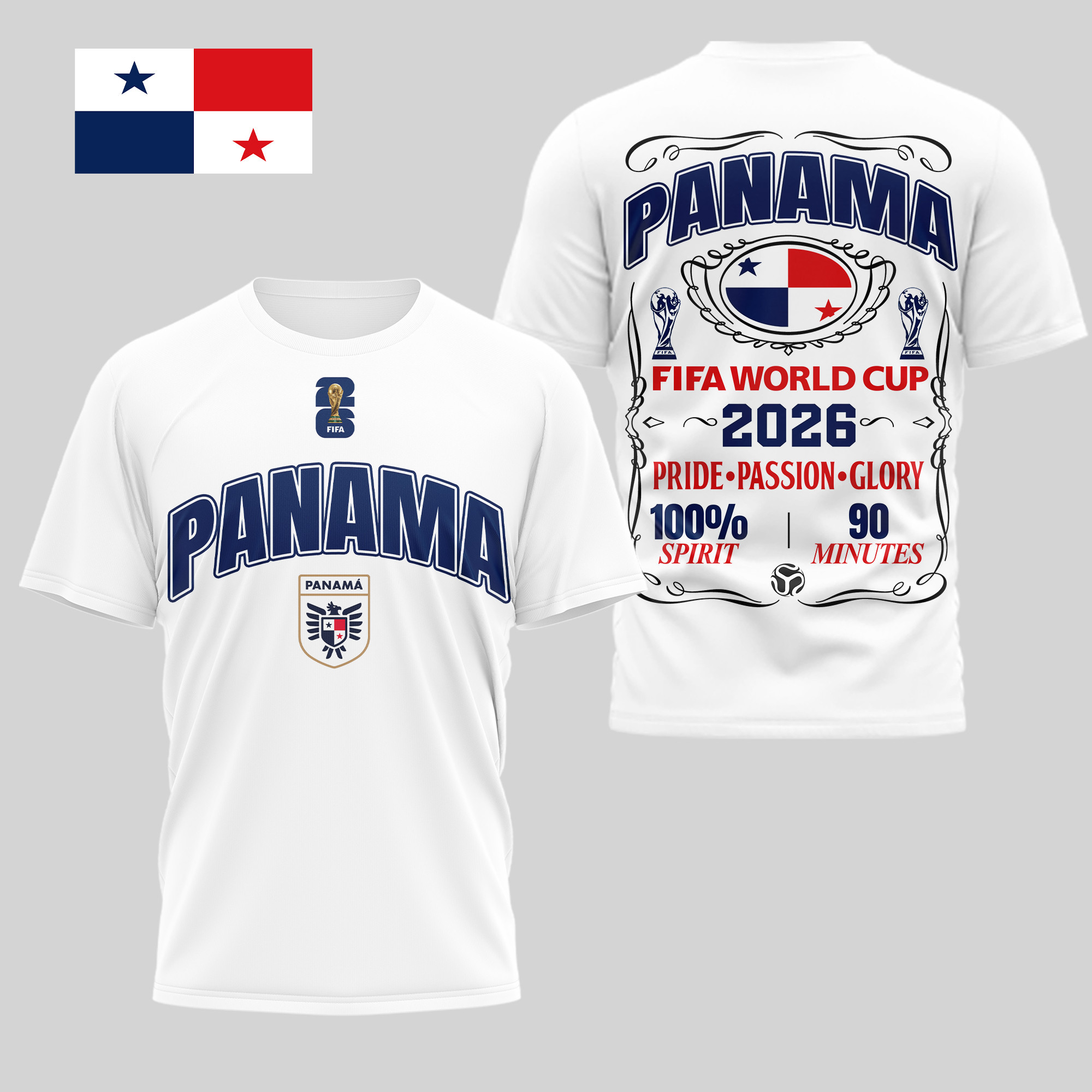 Panama | Premium WC26 Pride Passion Glory 3D Shirt PB0MY2S