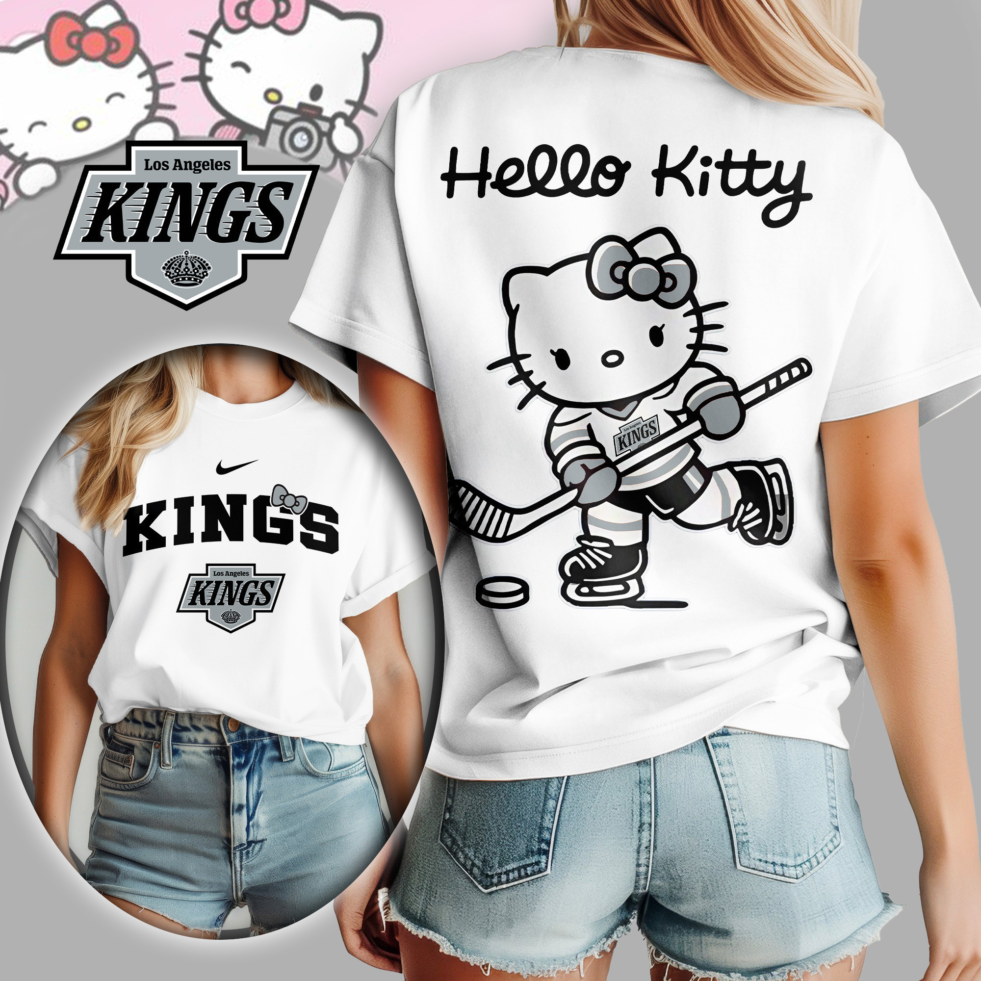 Los Angeles Kings | Premium NHL Hello Kitty Women's Shirt TD