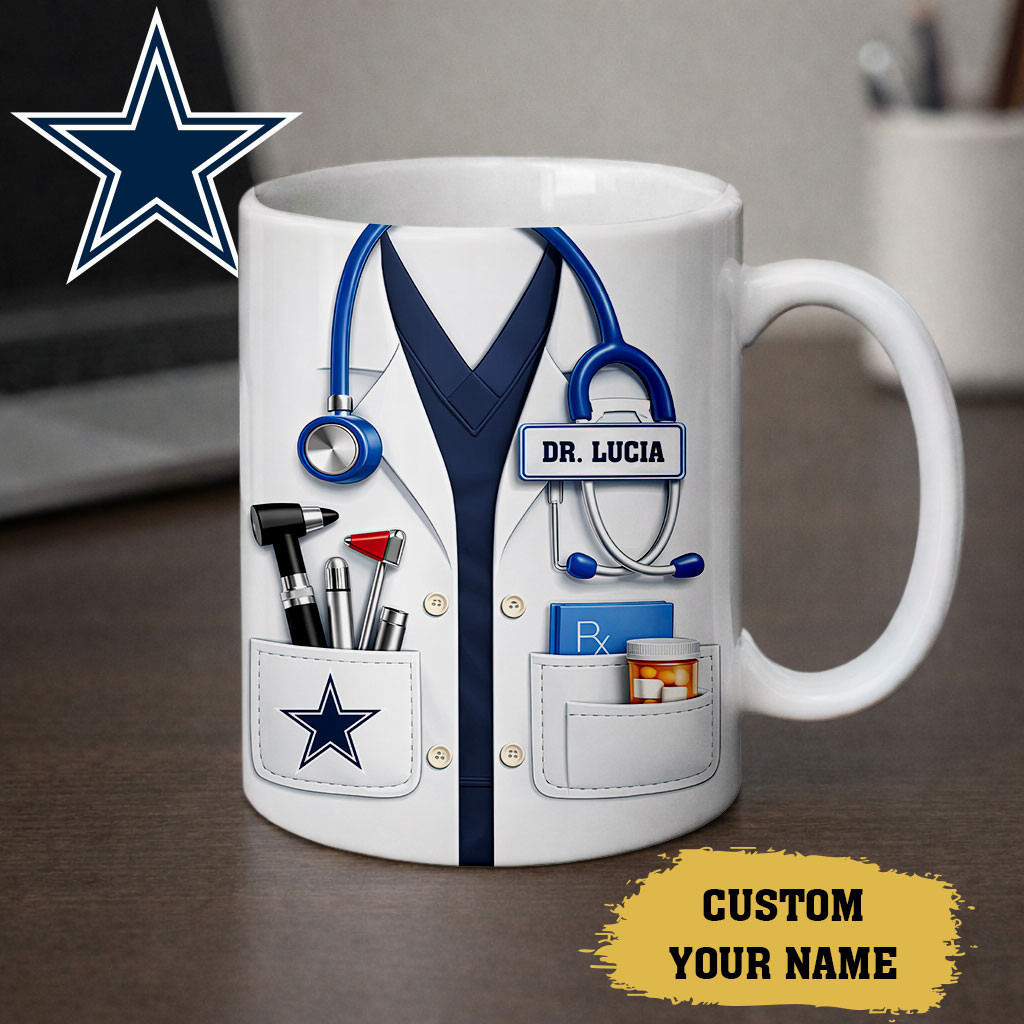 Dallas Cowboys | Premium NFL Personalized Medical Mug NY