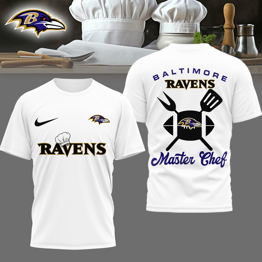 Baltimore Ravens | Premium NFL Master Chef 3D Shirt HI