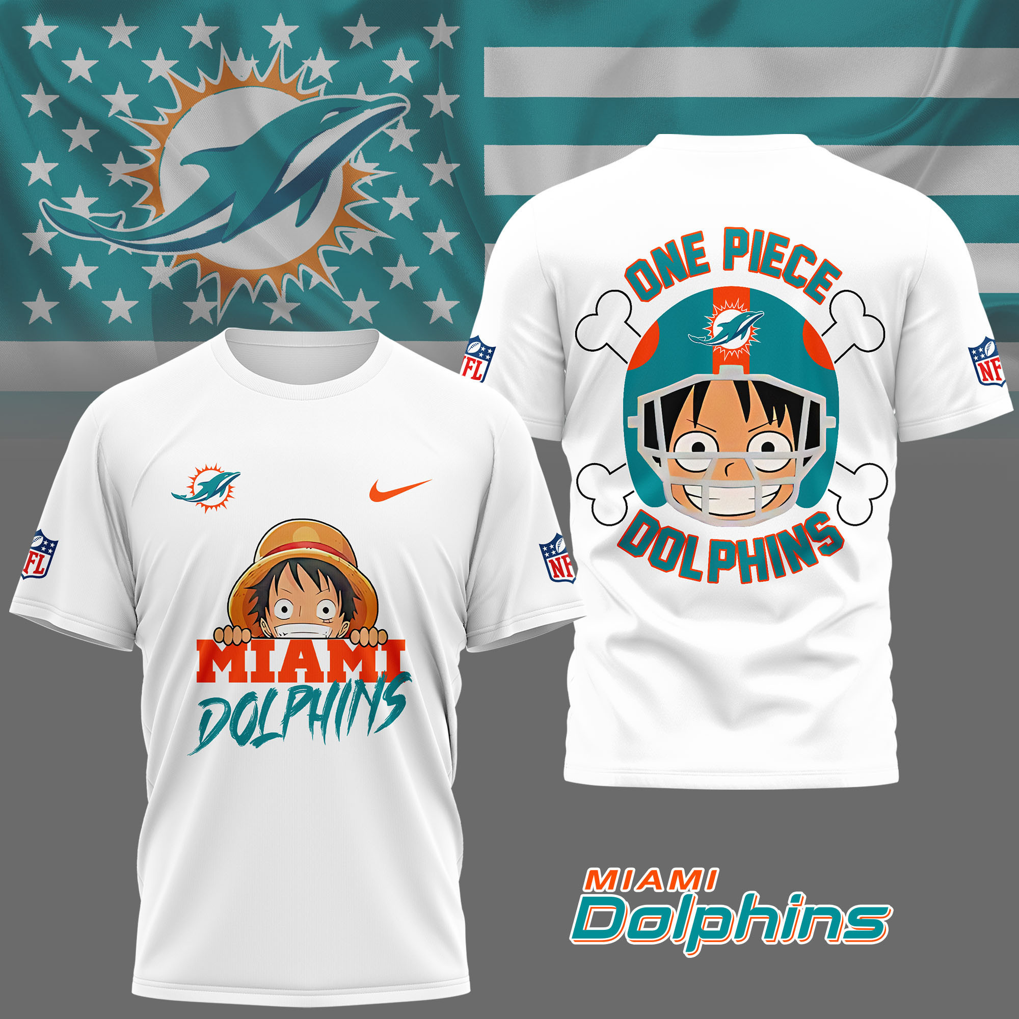 Miami Dolphins | Premium NFL One Piece Fan 3D Shirt NY