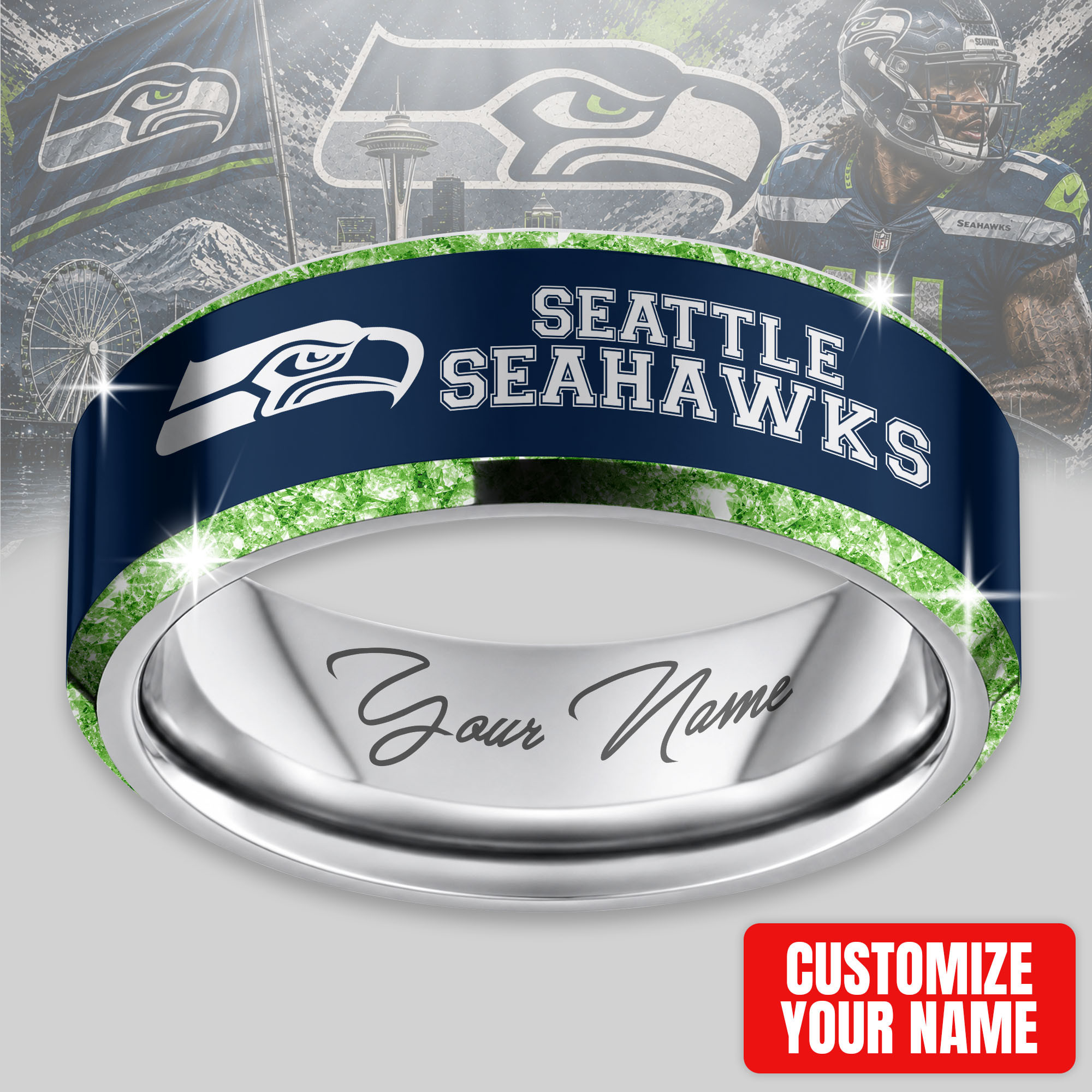 Seattle Seahawks | Premium NFL Championship Ring NTH1