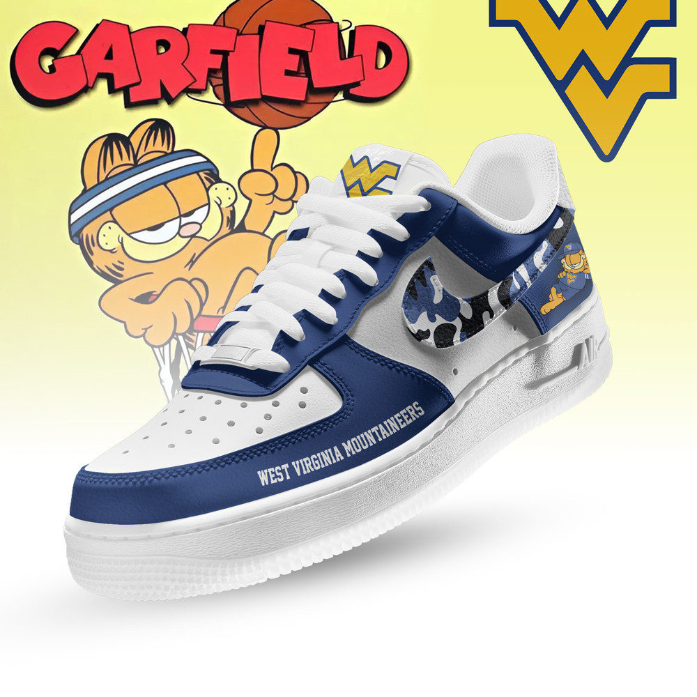 West Virginia Mountaineers | Premium NCAA Only Show Up AF1 Shoes NTH1