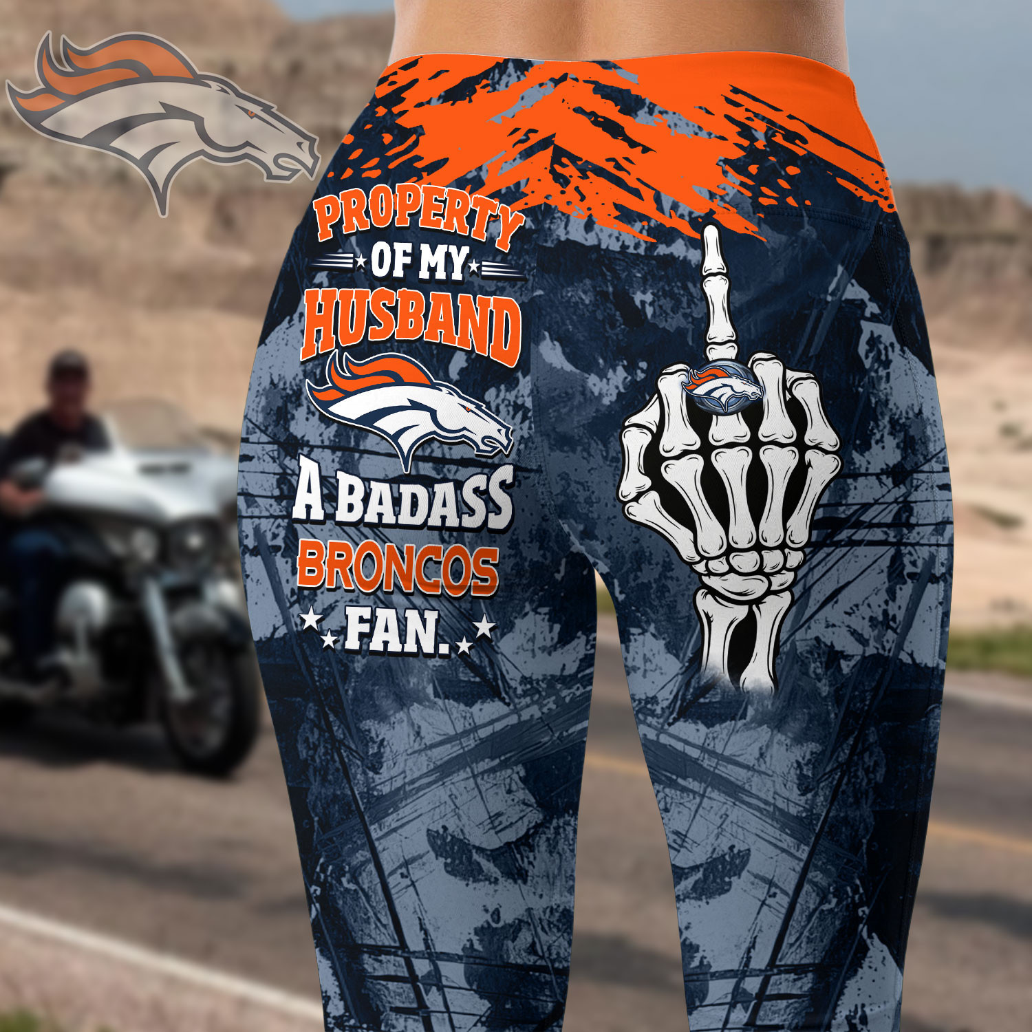 Denver Broncos | Premium NFL Fan Wife Stretch Leggings HY