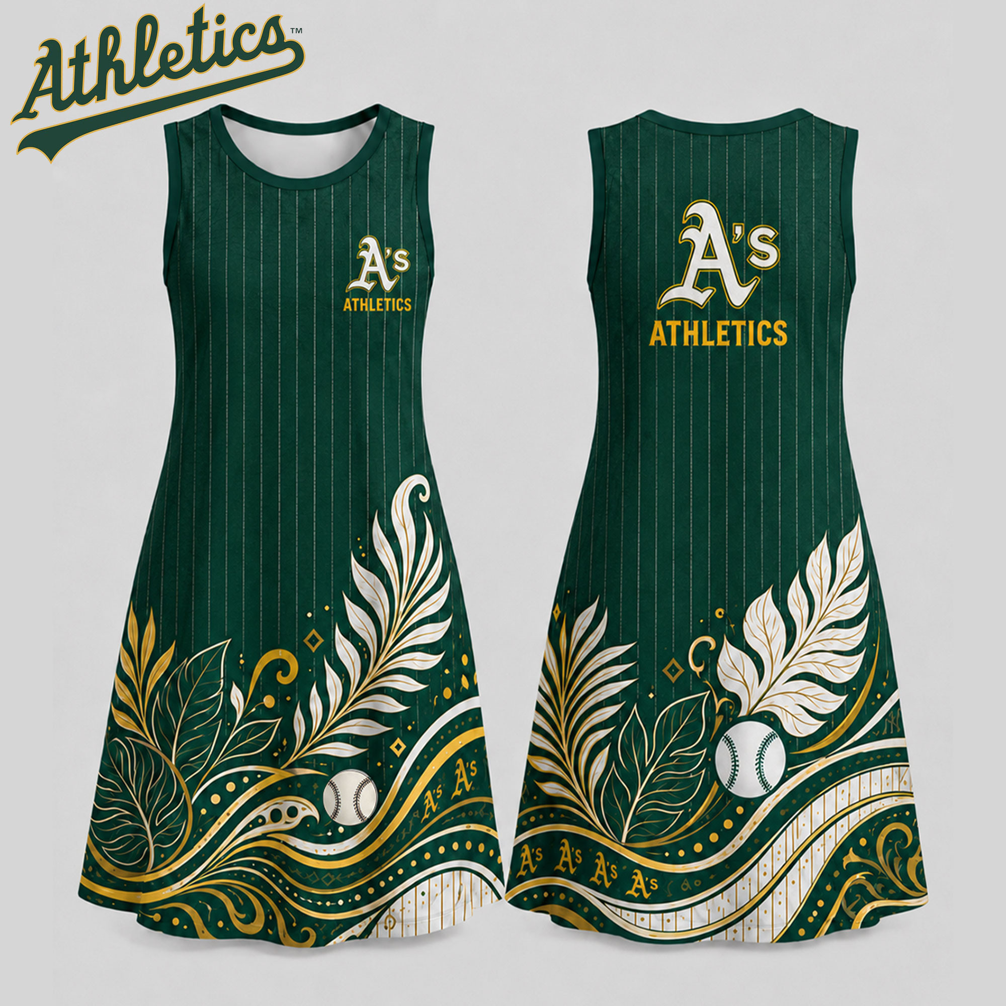 Athletics | Premium MLB Floral Dress TD