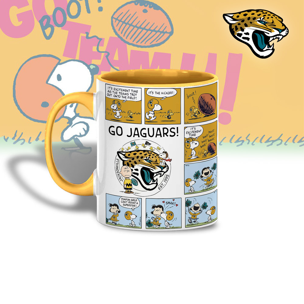 Jacksonville Jaguars | Premium NFL Peanuts Comic Mug HY
