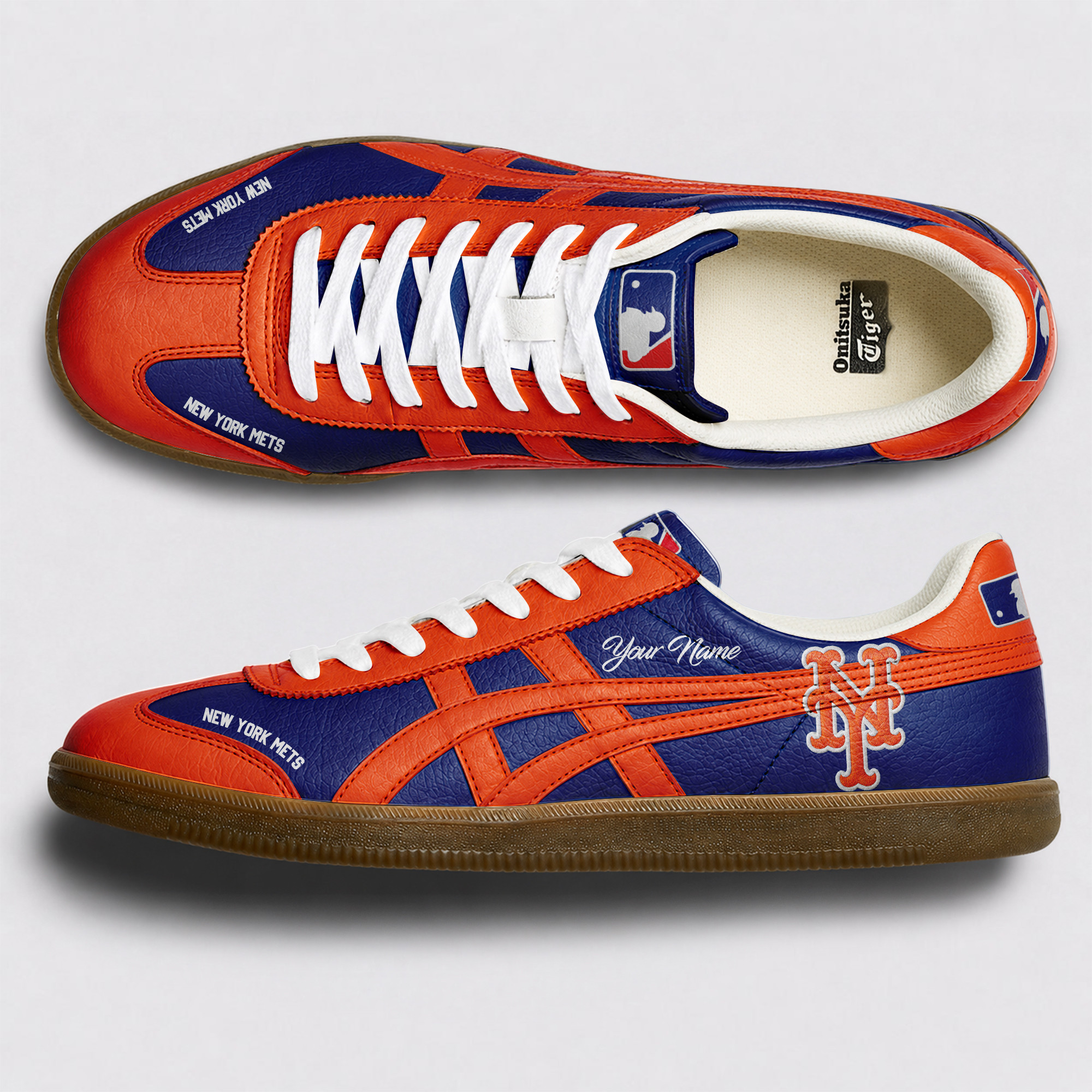New York Mets | Premium MLB Customized Baseball Tiger Shoes TD