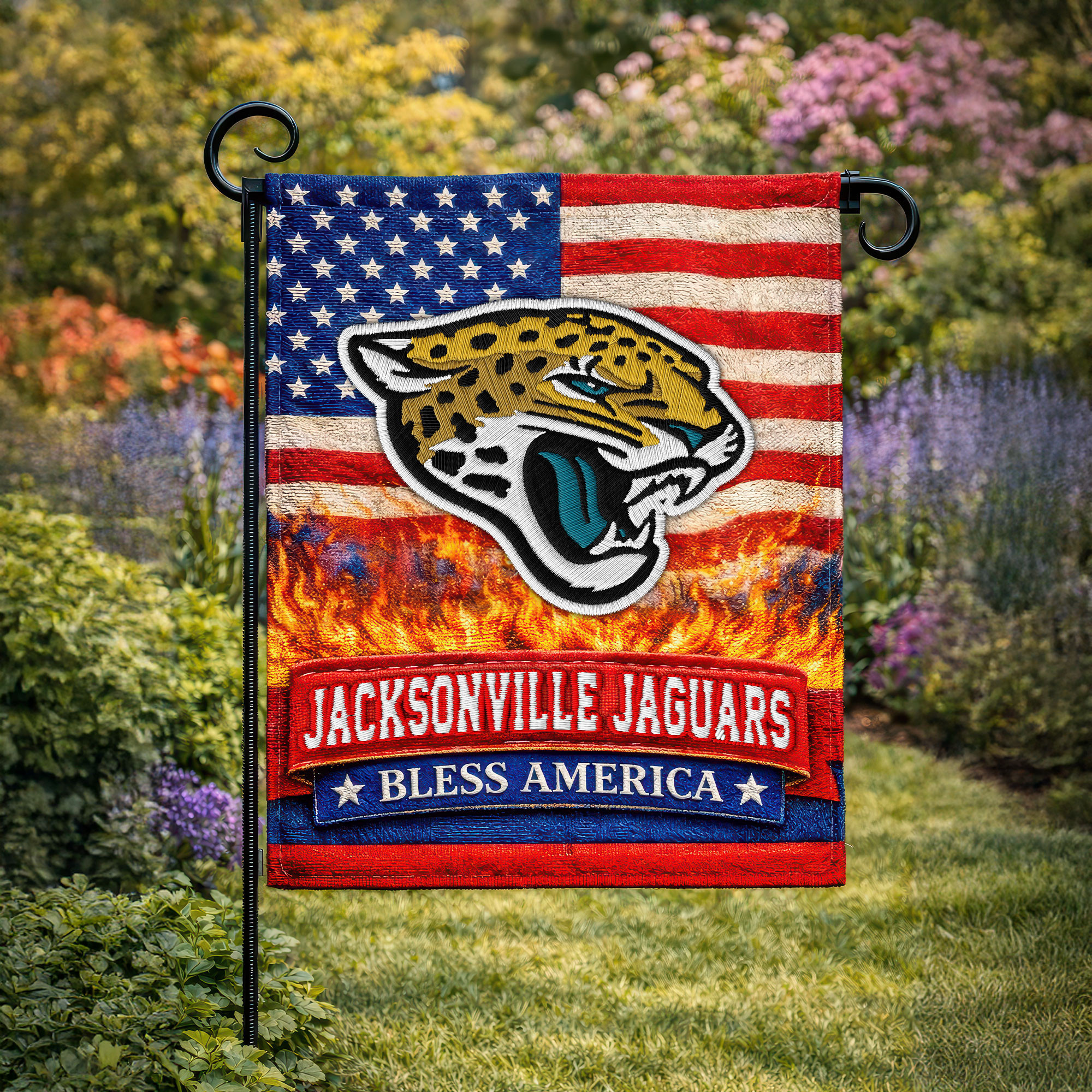 Jacksonville Jaguars | Premium NFL 250 Years Of America Freedom Flag NY