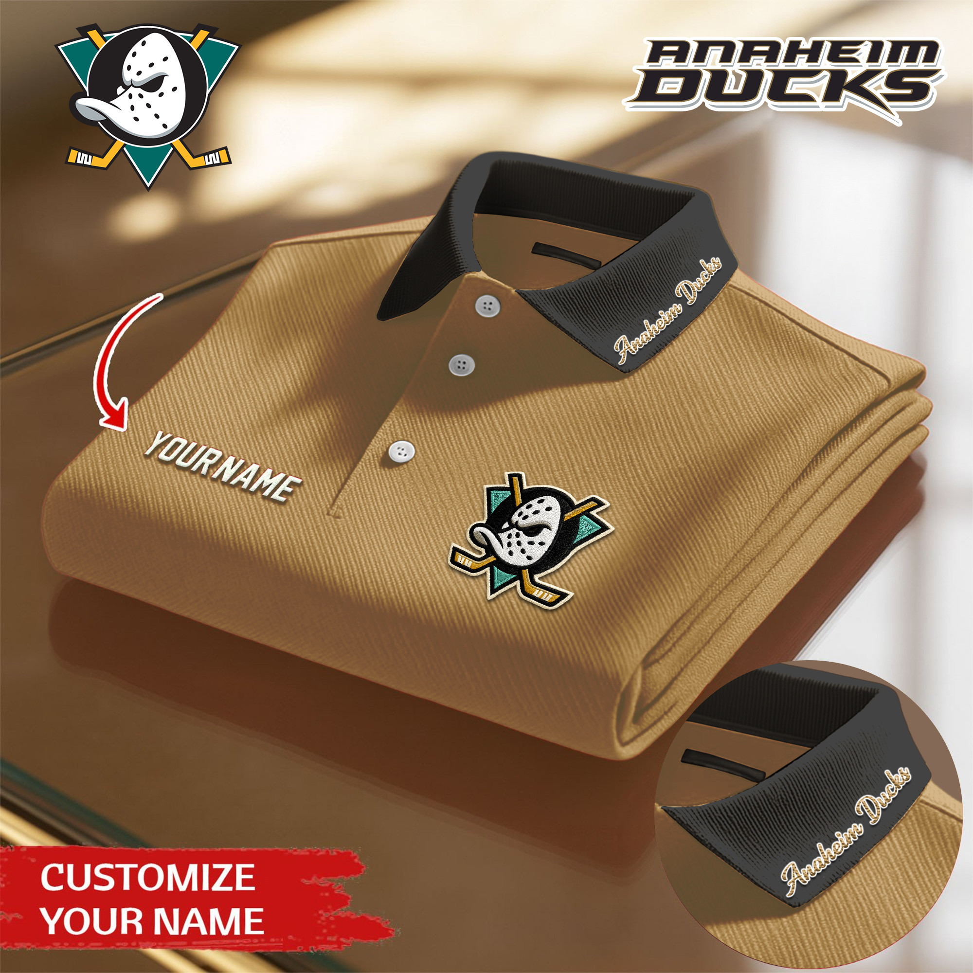 Anaheim Ducks | Premium NHL Polo Shirt TD