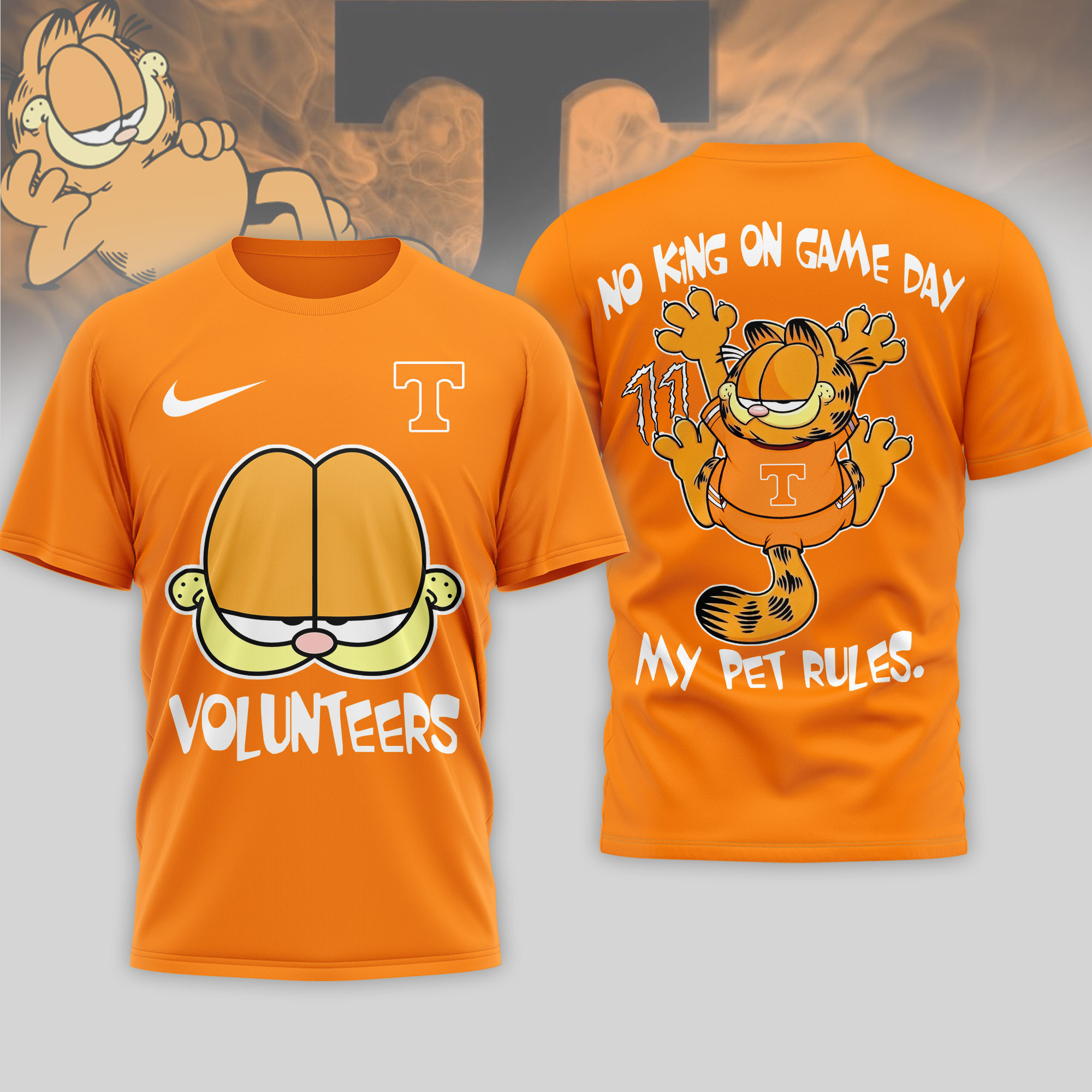 Tennessee Volunteers | Premium NCAA No King On Game Day 3D Shirt NTH1