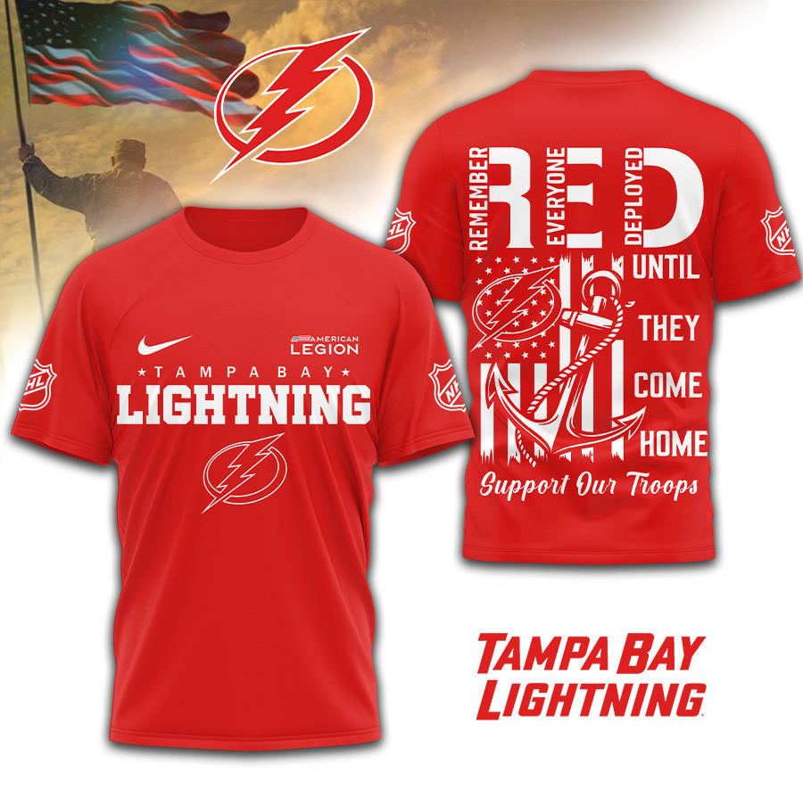 Tampa Bay Lightning | Premium NHL Red Friday Shirt TD