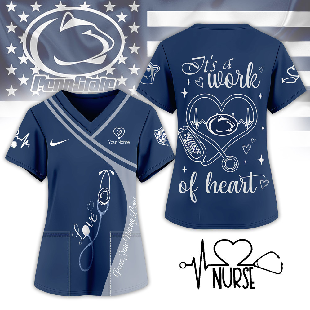 Penn State Nittany Lions | Premium NCAA Nurse Pride 3D Shirt NY