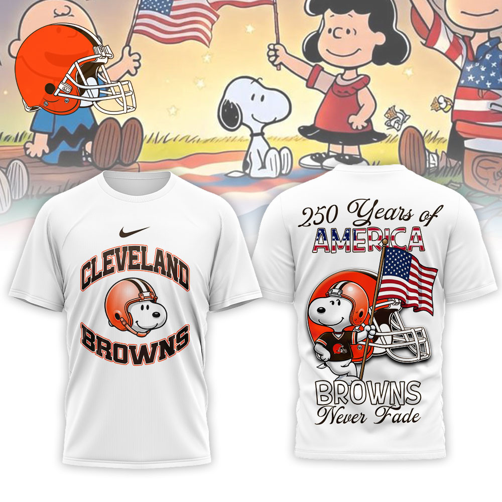 Cleveland Browns | Premium NFL Freedom Classic 3D Shirt NTH1
