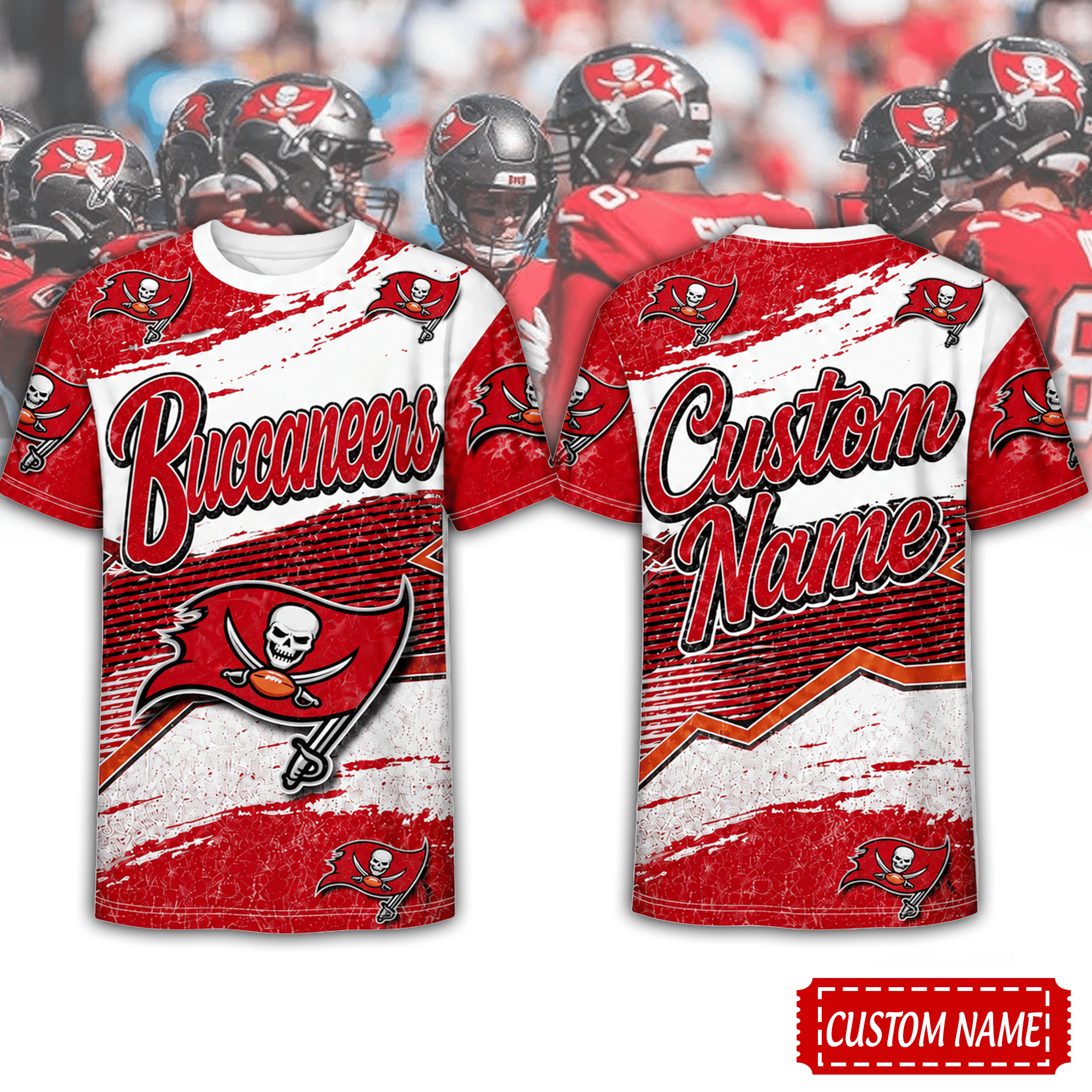 Tampa Bay Buccaneers | Premium NFL Team Energy Custom 3D Shirt NTH1