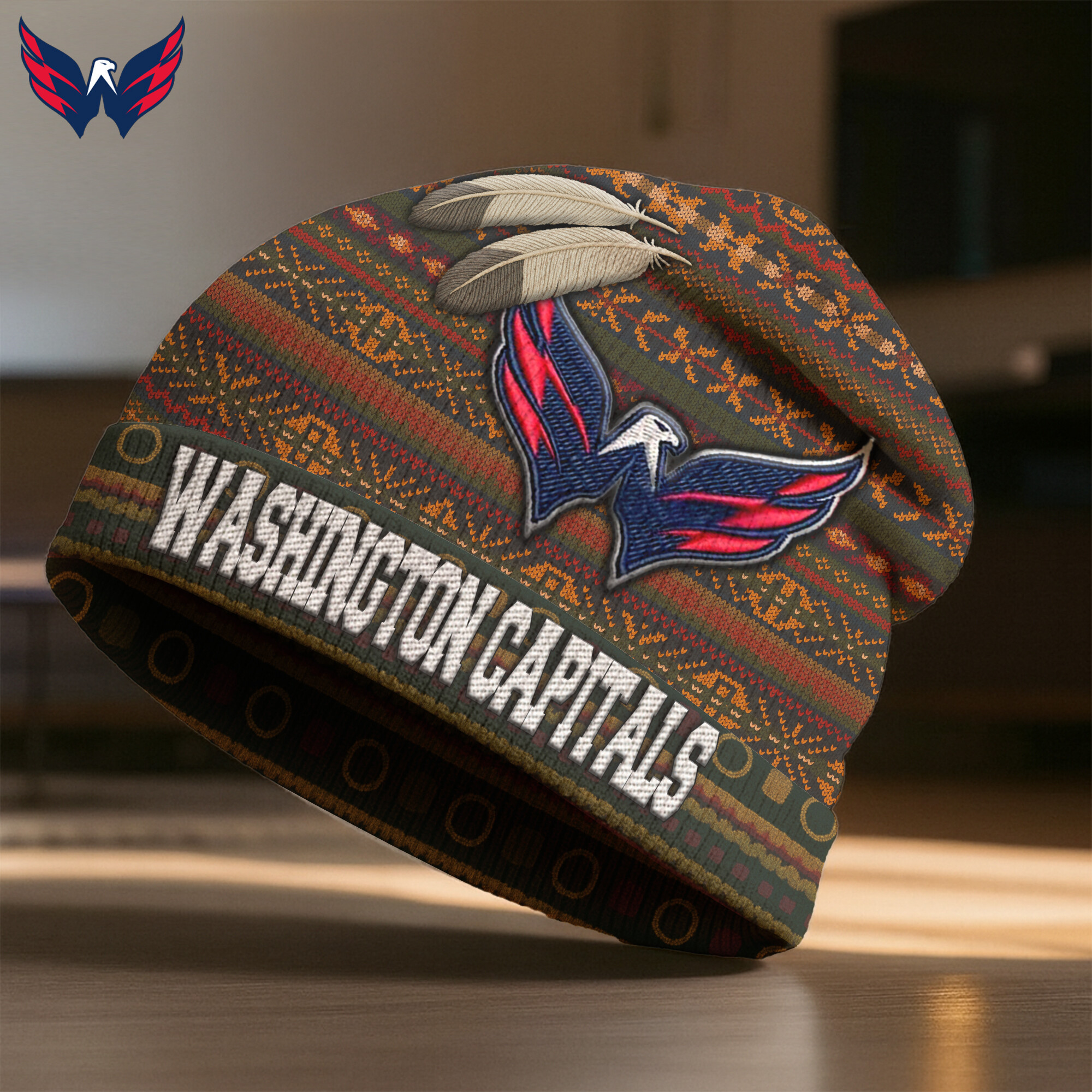 Washington Capitals | Premium NHL Feathered Beanie Hat HY
