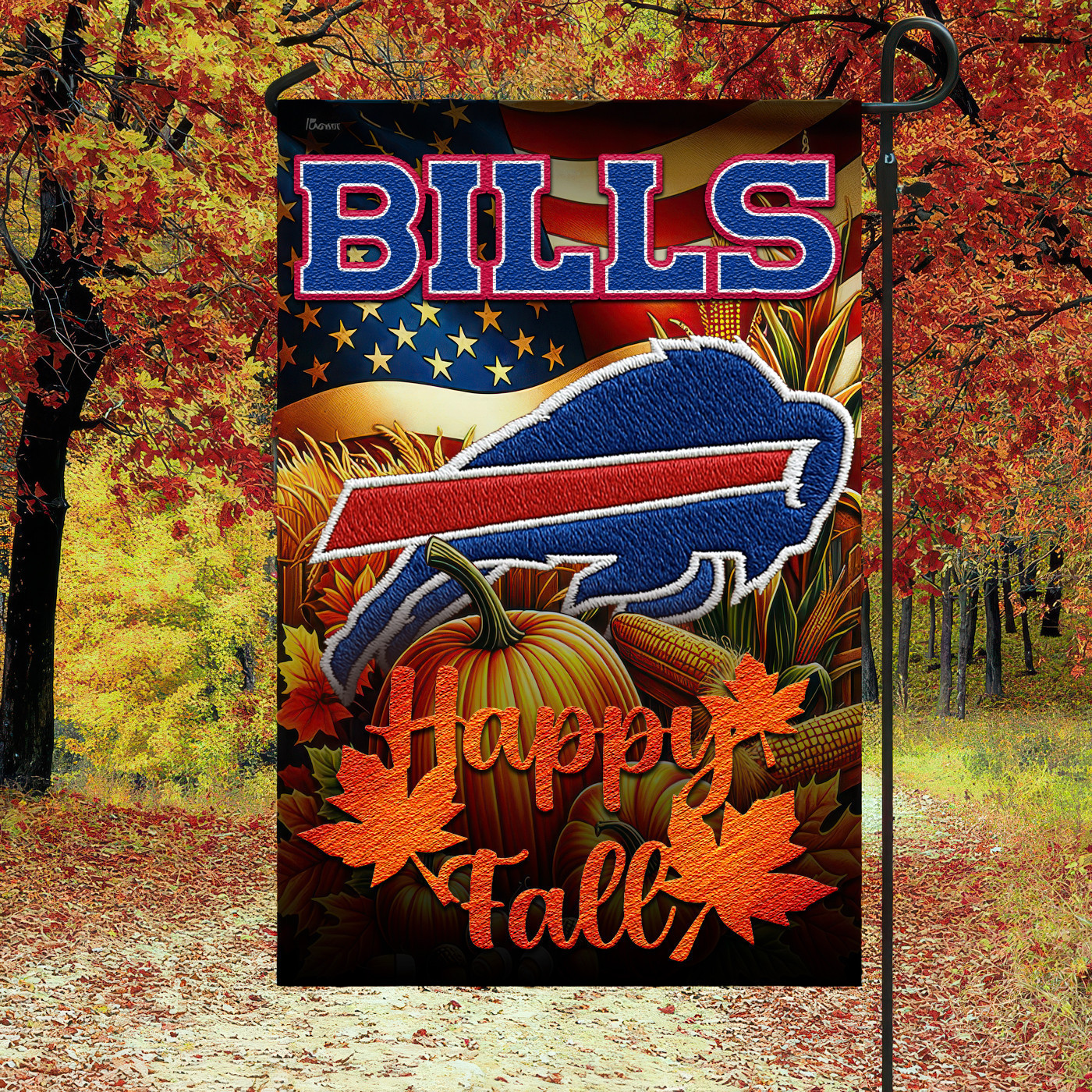 Buffalo Bills | Premium NFL Happy Fall Flag TD