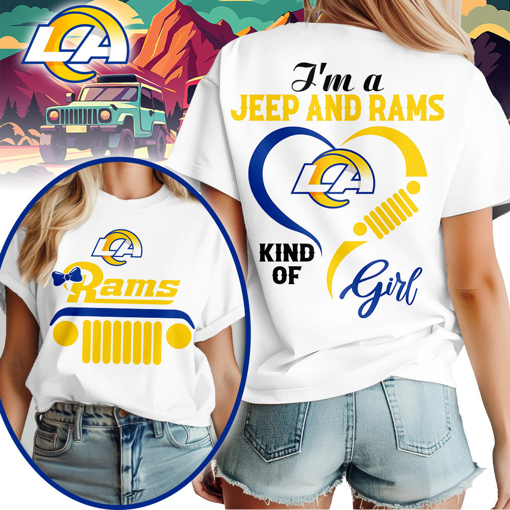 Los Angeles Rams | Premium NFL Jeep Girl Women's Shirt TD
