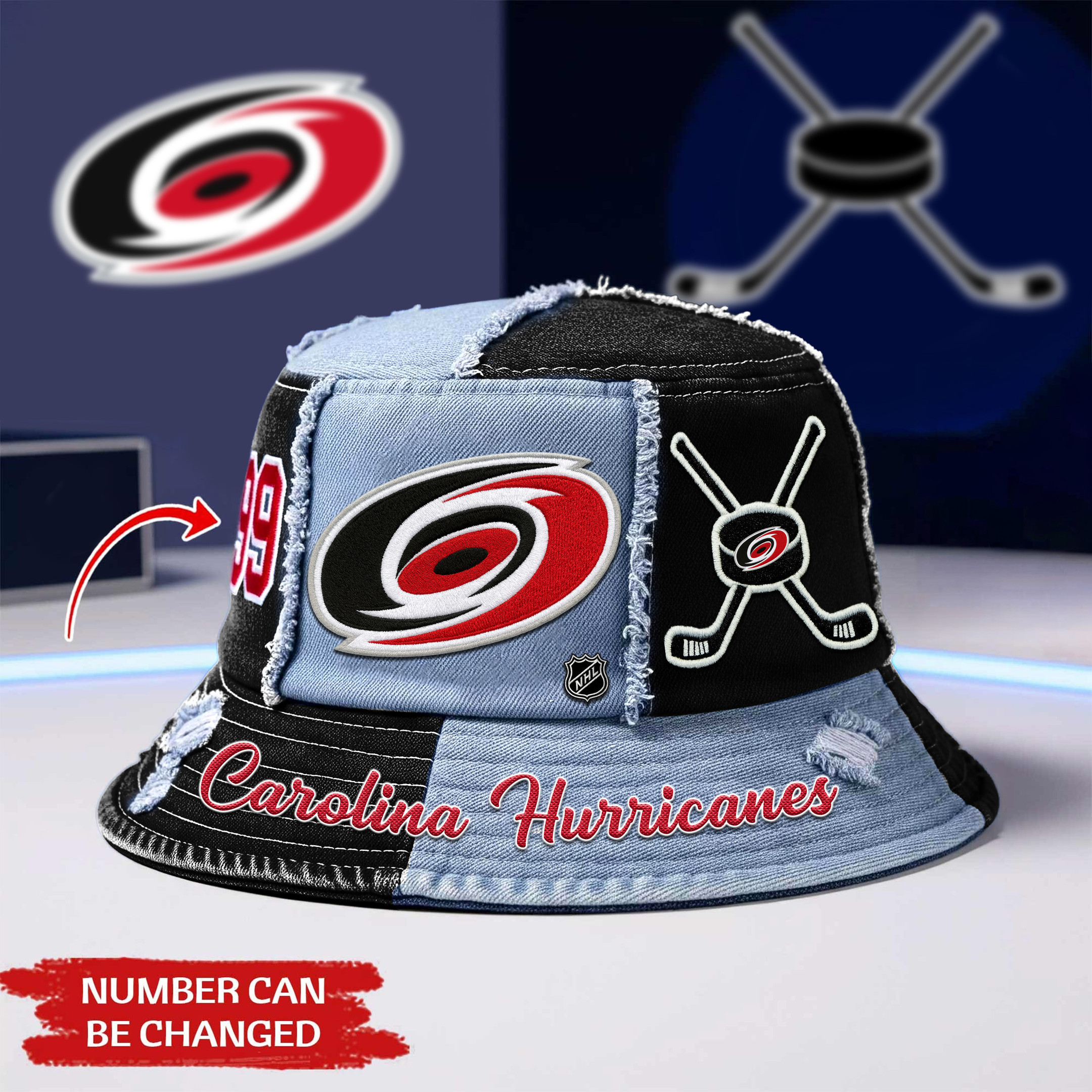 Carolina Hurricanes | Premium NHL Bucket Hat TD