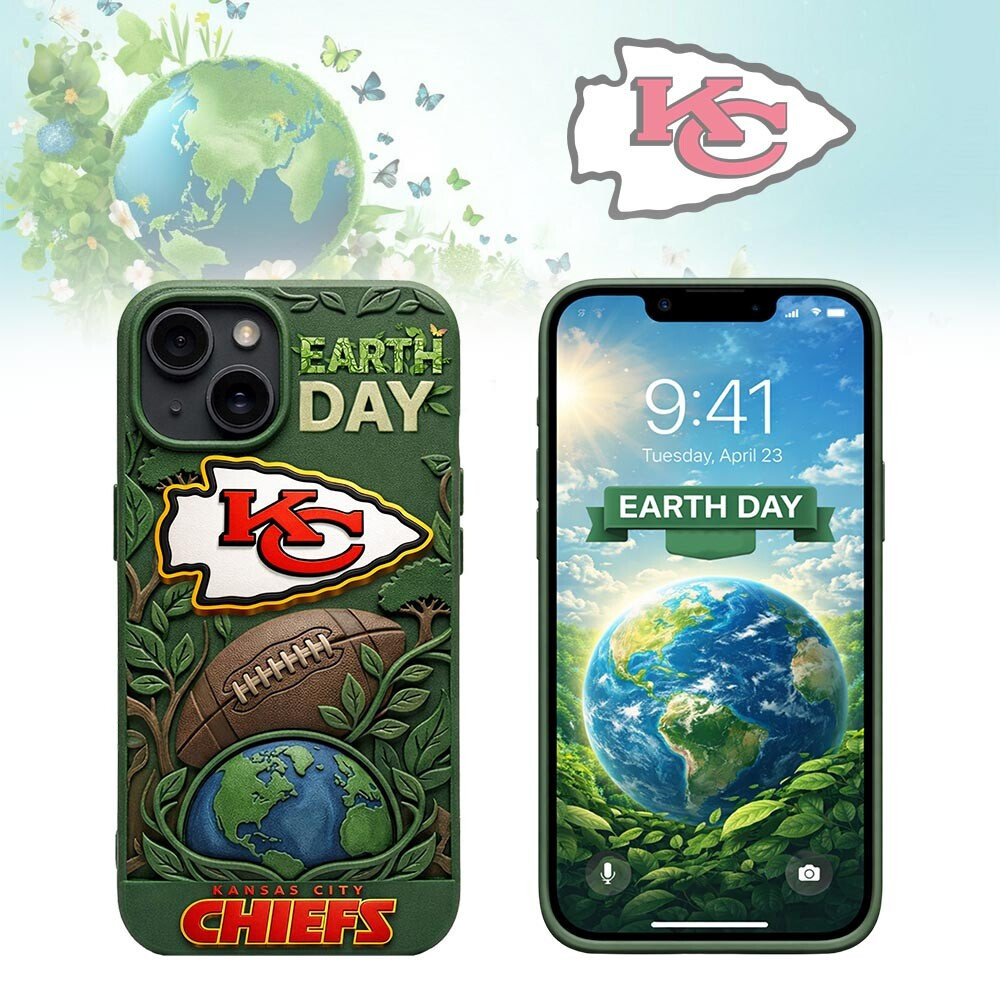 Kansas City Chiefs | Premium NFL Earth Day Phonecase HY